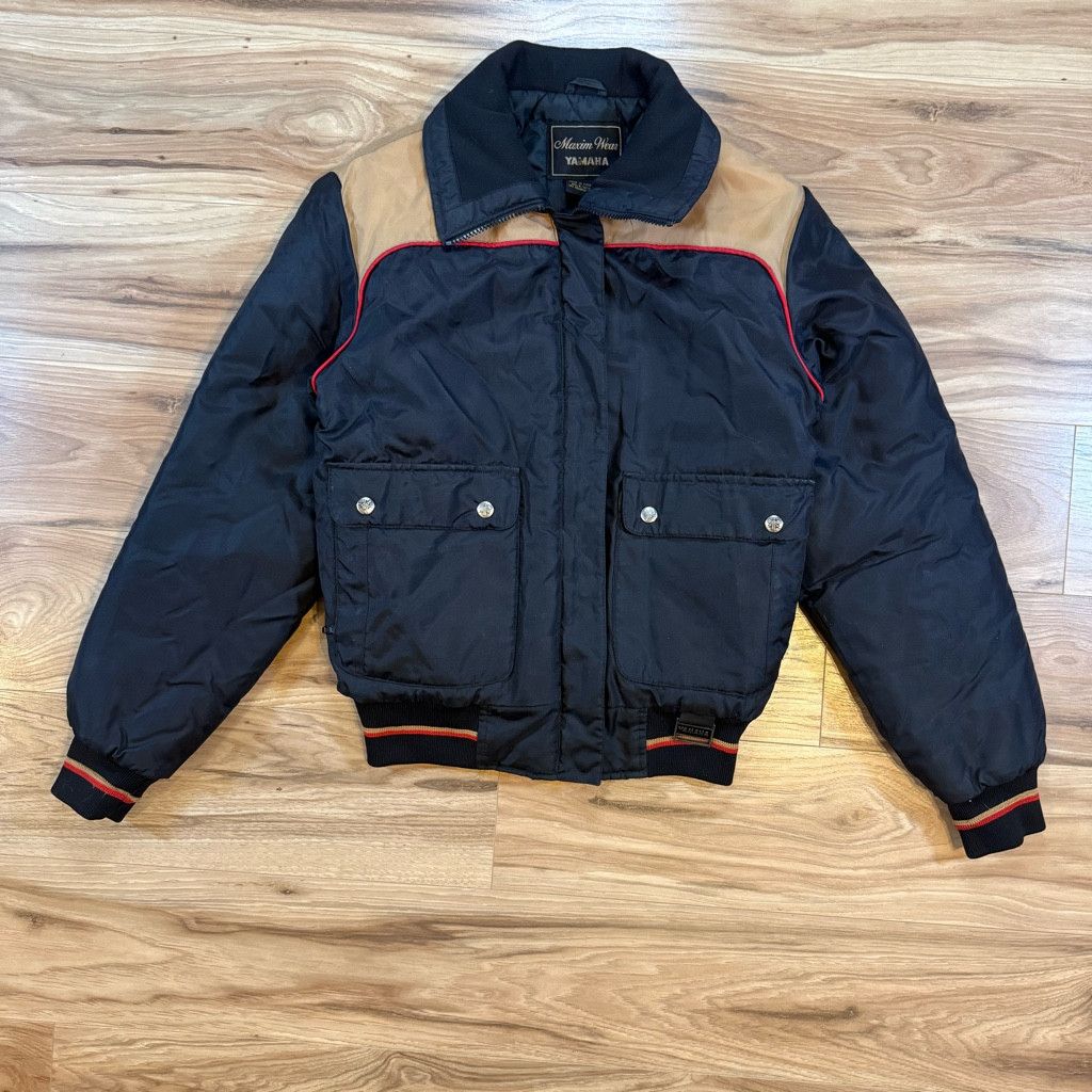 Other Maxim Wear Women’s M Tall Yamaha Puffer Jacket Size L / US 10 / IT 46 - 1 Thumbnail