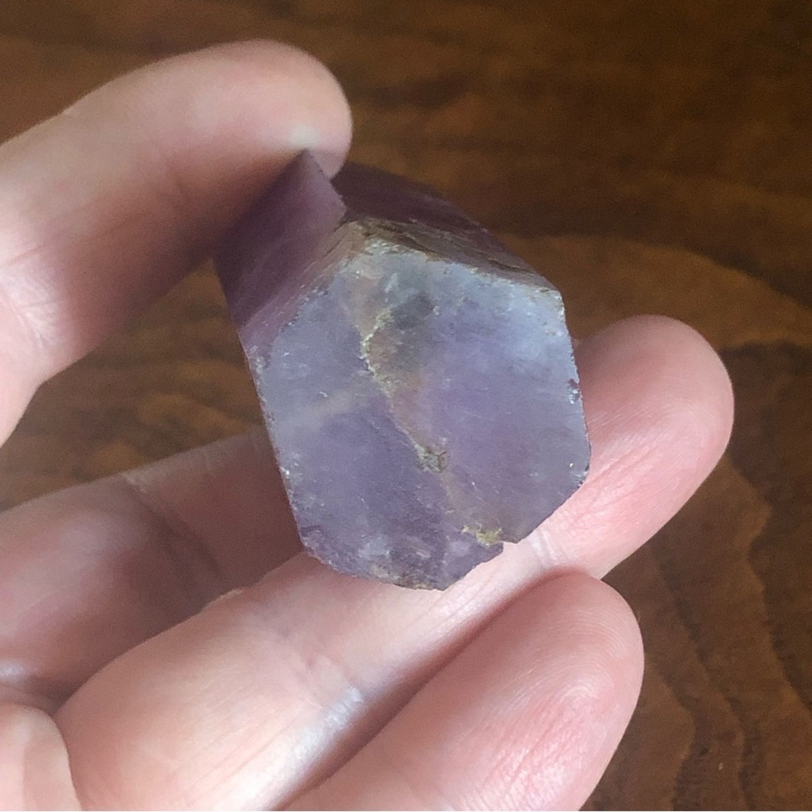 Handmade Faceted genuine amethyst paper weight healing stone Size ONE SIZE - 4 Thumbnail