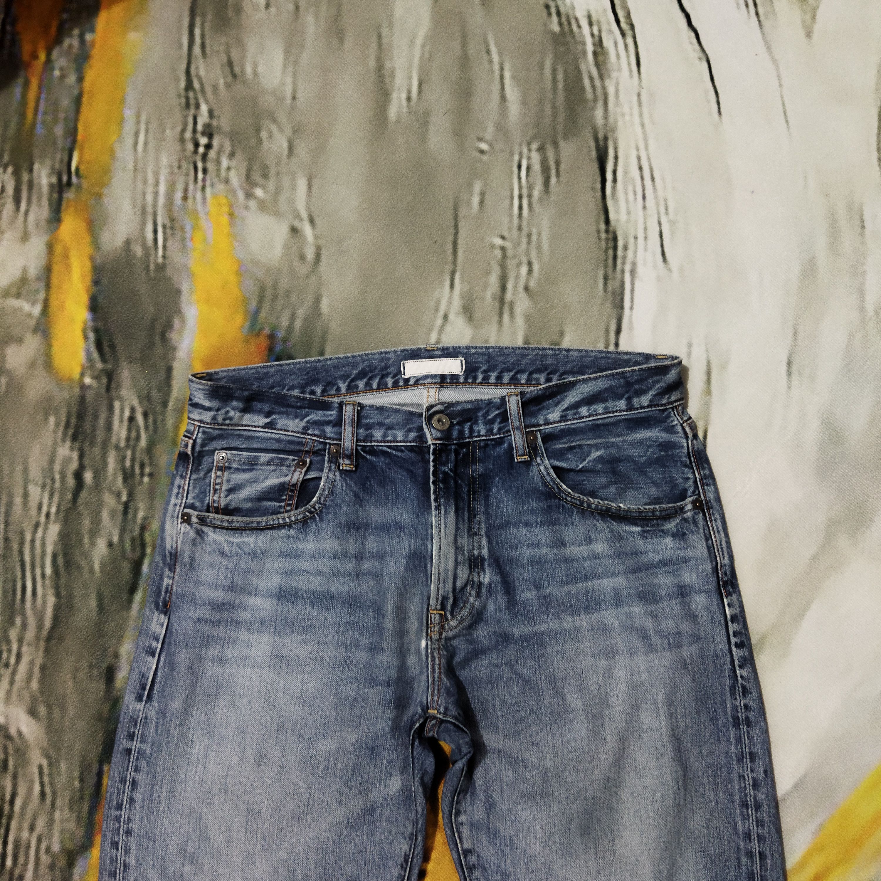 Japanese Brand VINTAGE JAPANESE BLUE JEANS PANTS Size US 33 - 2 Thumbnail
