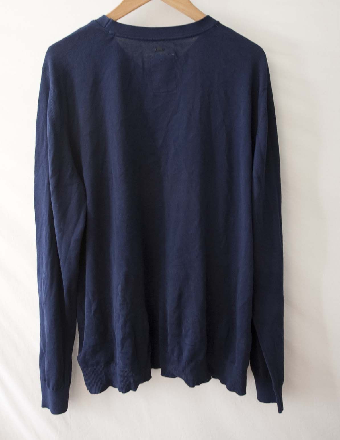G-Star G Star Sweater Size XXL Cotton Dark Blue Size US XXL / EU 58 / 5 - 2 Thumbnail