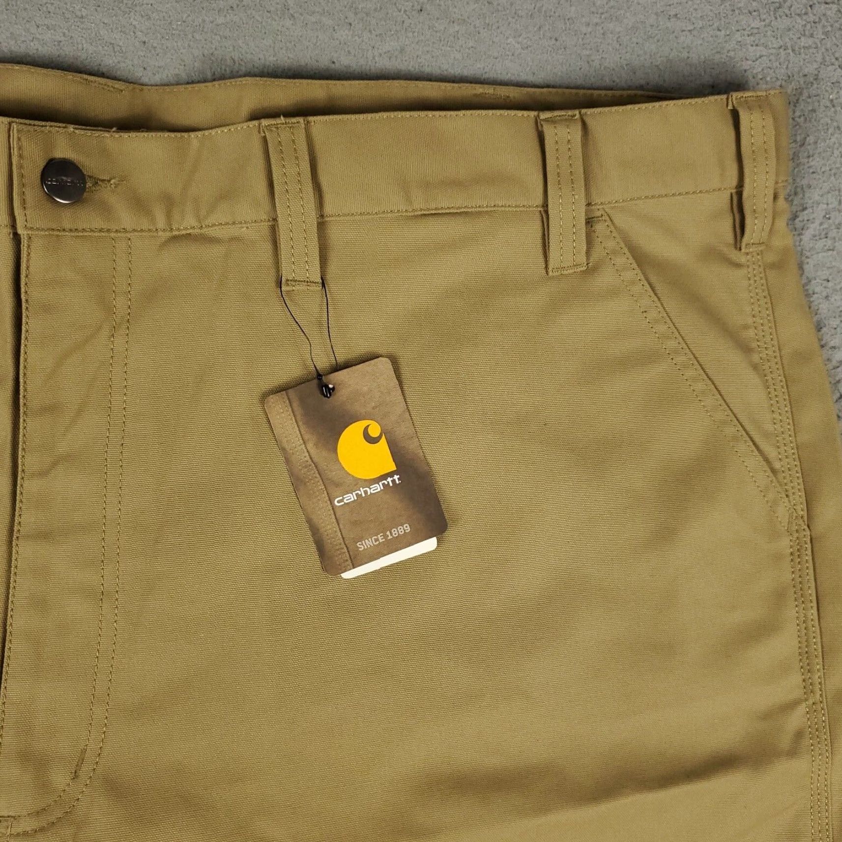 Carhartt Carhartt Relaxed Fit Canvas Shorts Mens Size 50 Beige 5-Pocket Work Bermuda Size US 34 / EU 50 - 3 Thumbnail