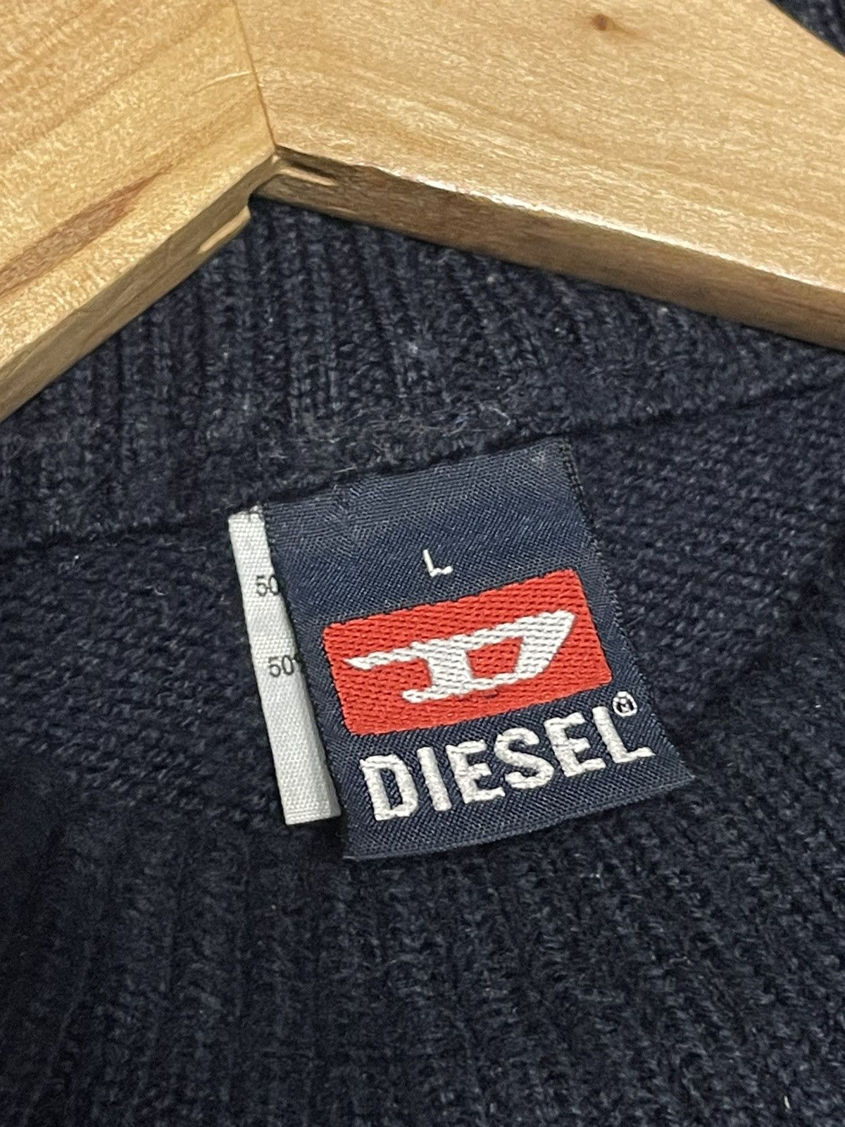 Diesel Rare 🔥 Vintage Diesel D Logo Knit Sweater Jumper Crewneck Size US L / EU 52-54 / 3 - 8 Thumbnail