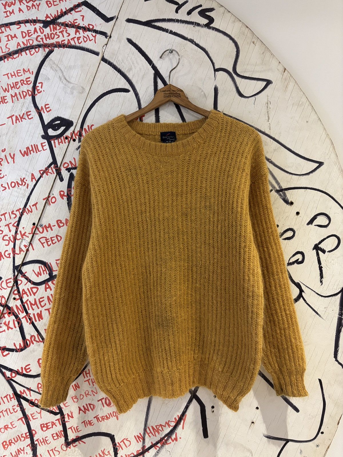 Vintage Vintage 90s Daniel Hechter Mohair Knit Sweater Kurt Cobain Size US M / EU 48-50 / 2 - 2 Thumbnail