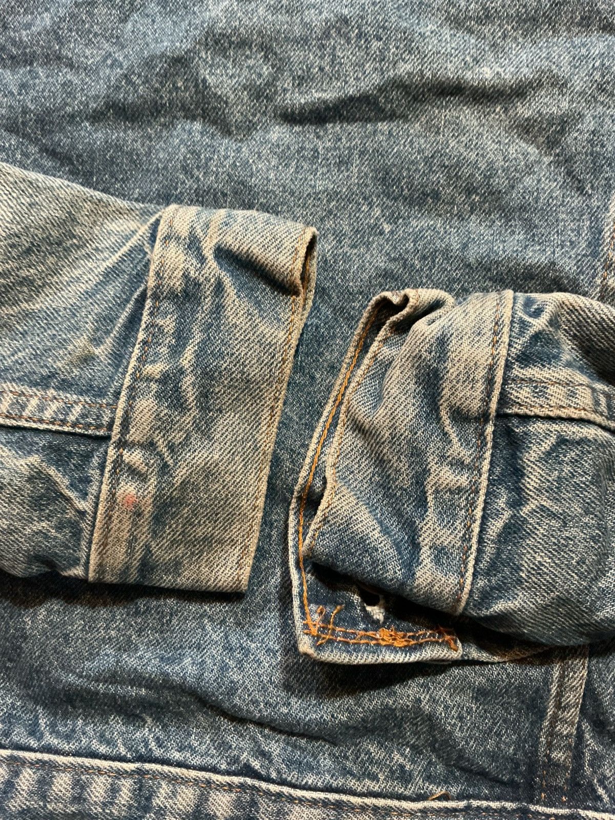Levi's Vintage 70s 80s Levis Orange Tab Denim Trucker Jean Jacket Size US L / EU 52-54 / 3 - 10 Thumbnail
