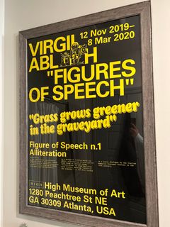Virgil Abloh Figures Of Speech Poster