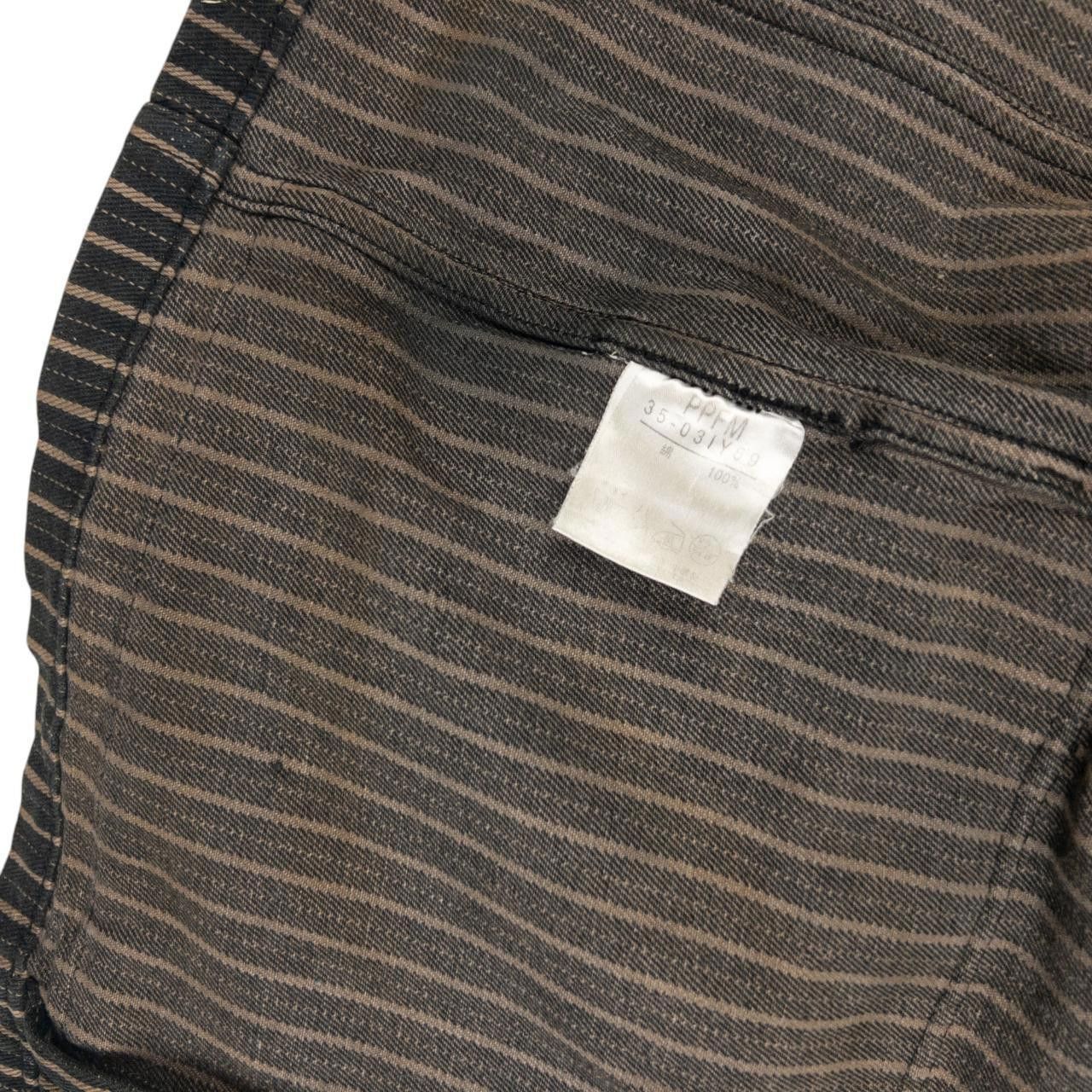 Designer Vintage PPFM Striped Multi Pocket Jacket Size M Size US M / EU 48-50 / 2 - 5 Thumbnail