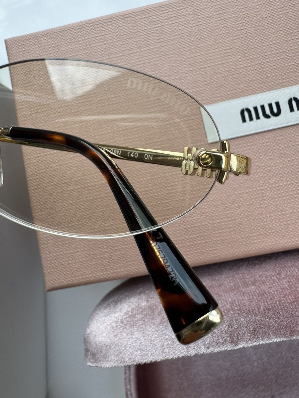 Miu Miu NEW Miu Miu sunglasses MU A54S 5AK08N Size ONE SIZE - 12 Thumbnail