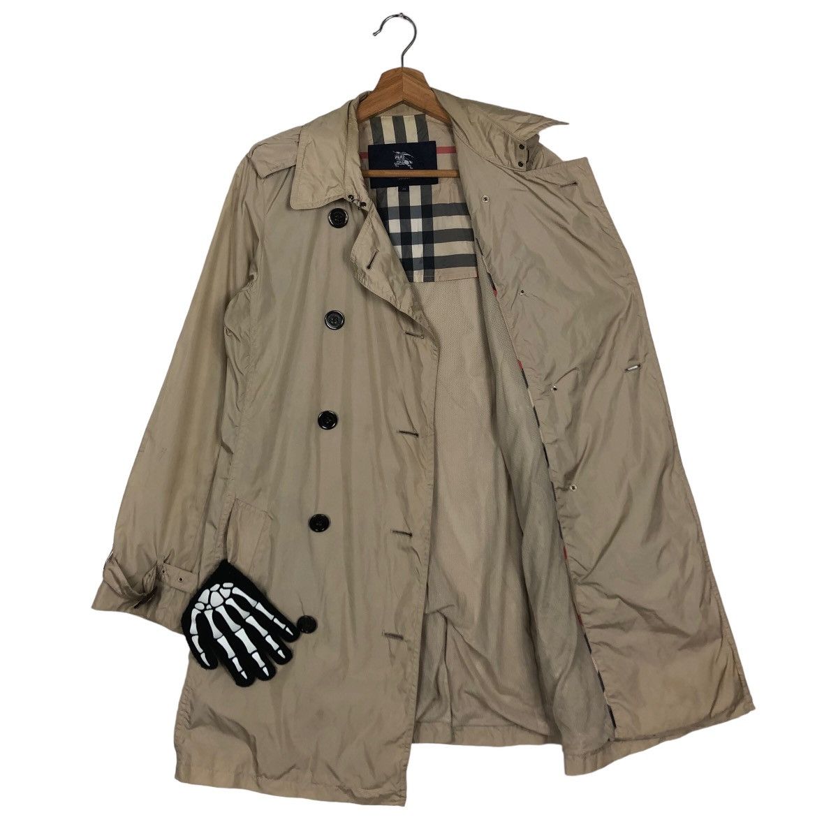 Burberry 🔥90’s VINTAGE BURBERRY LONDON TRENCH COAT NOVA CHECK Size US M / EU 48-50 / 2 - 9 Thumbnail