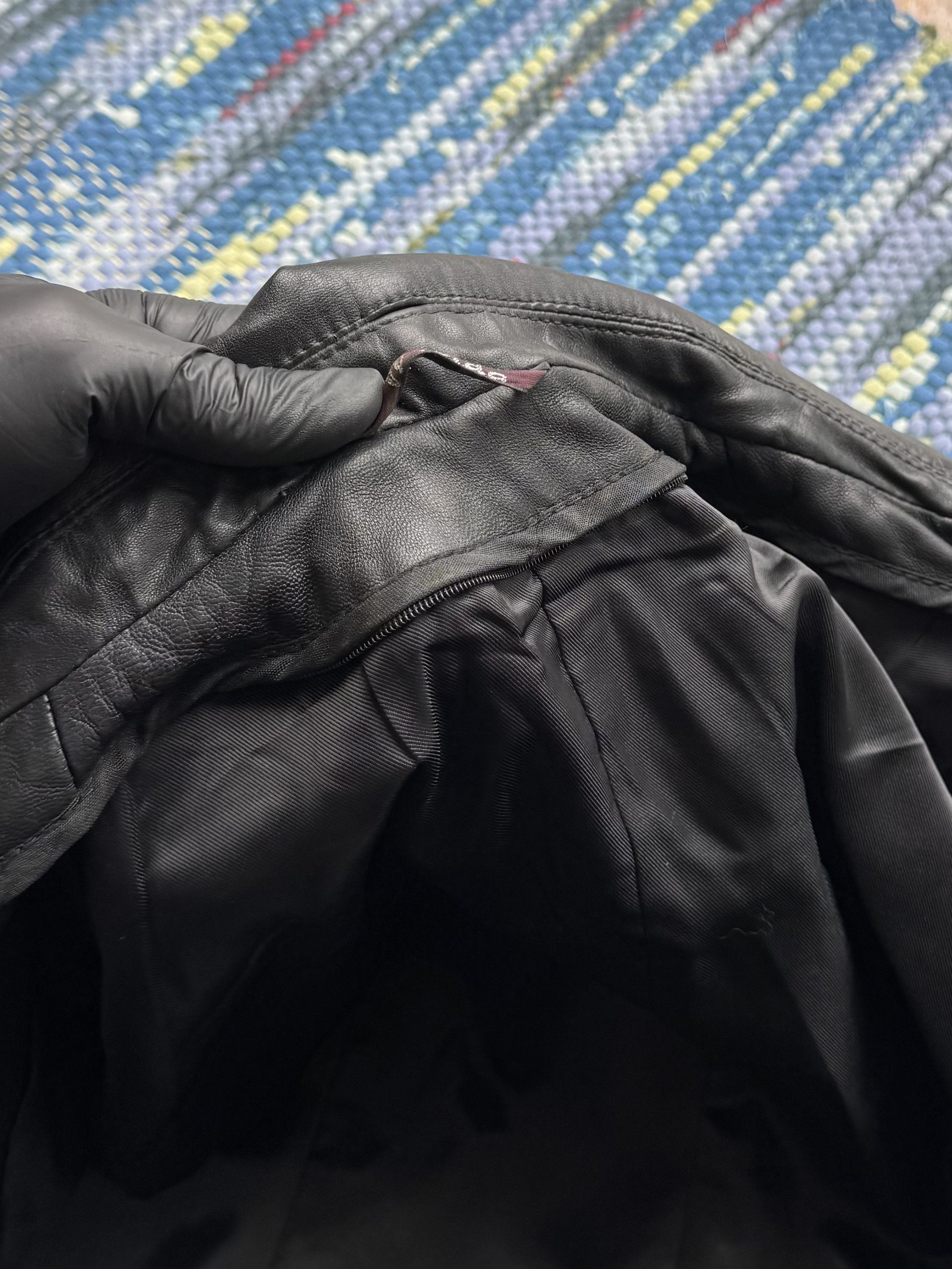 Vintage Vintage Genuine Leather Jacket Button Front Casual Coat Size L / US 10 / IT 46 - 6 Thumbnail