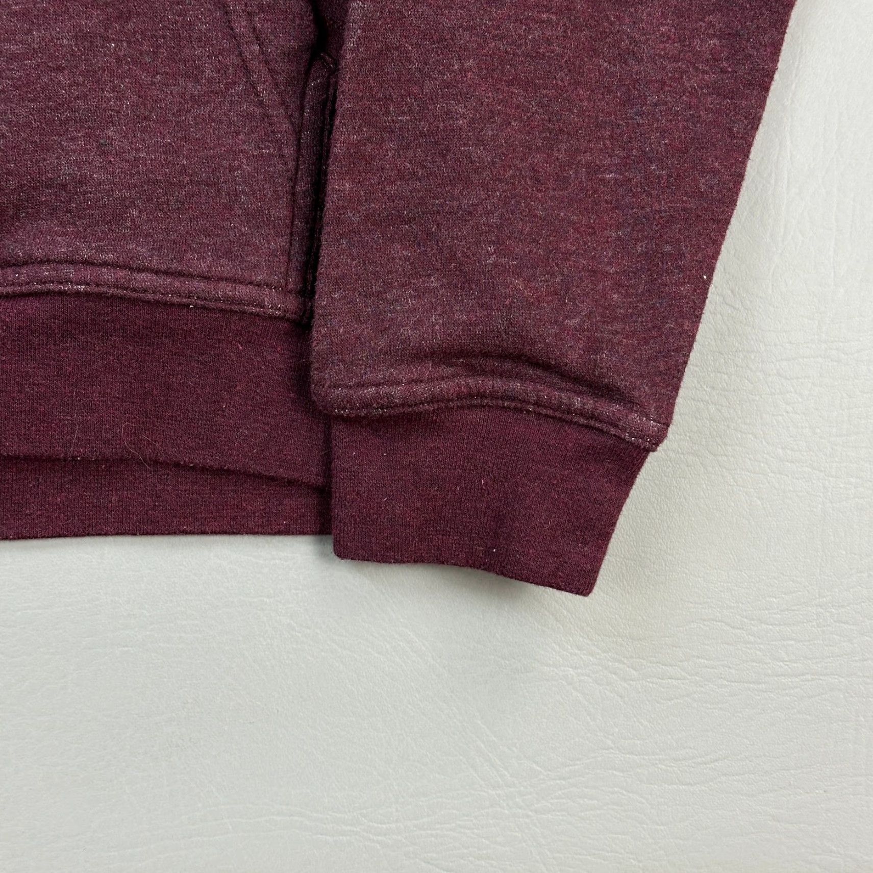 Nike Nike Sportswear Hoodie Women's M Burgundy Crush Funnel Neck Long Sleeve Size M / US 6-8 / IT 42-44 - 4 Thumbnail