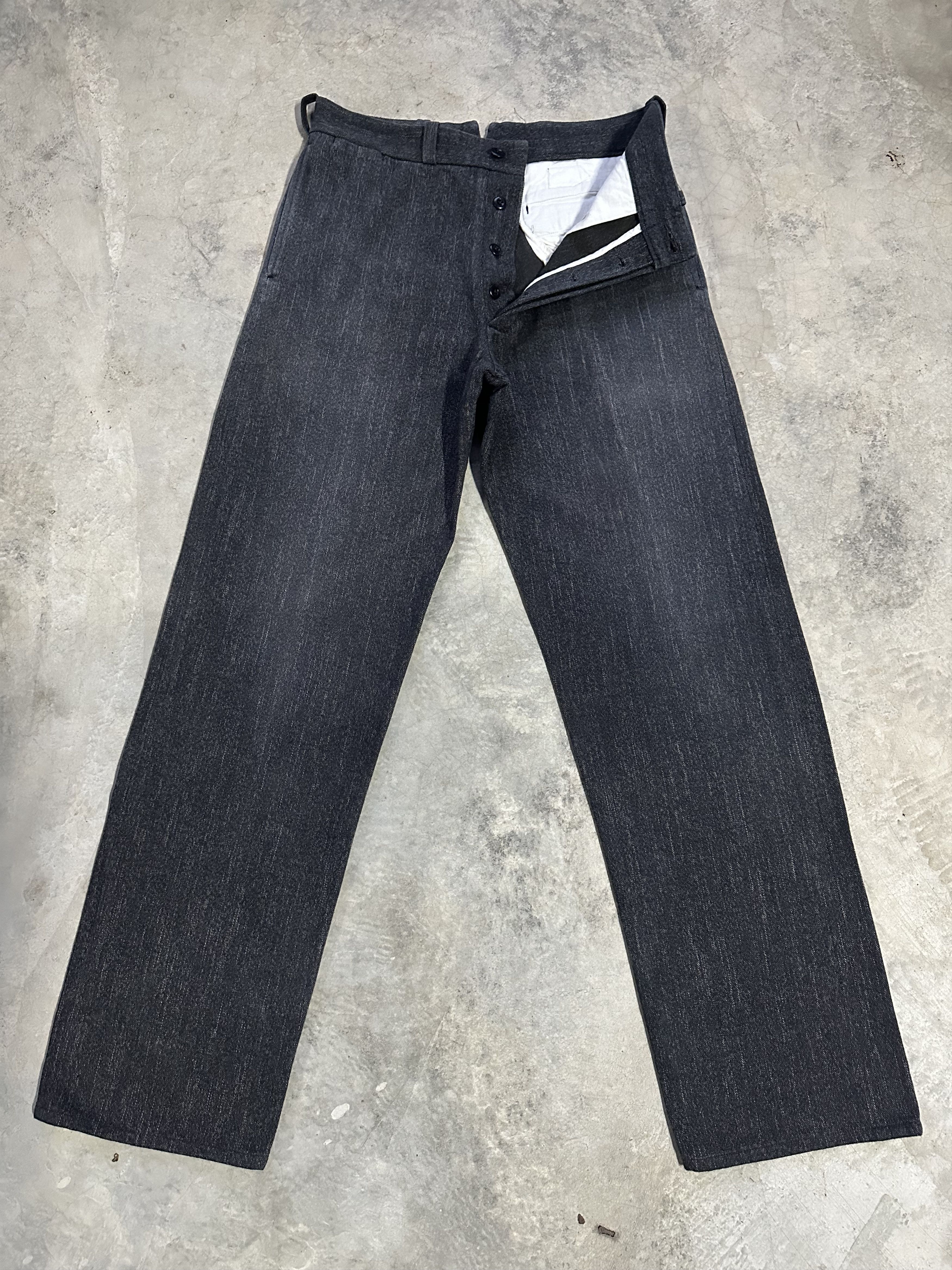 Freewheelers Japanese GangsterVille Salt Paper Buckle Back Trousers Pant Size US 32 / EU 48 - 2 Thumbnail
