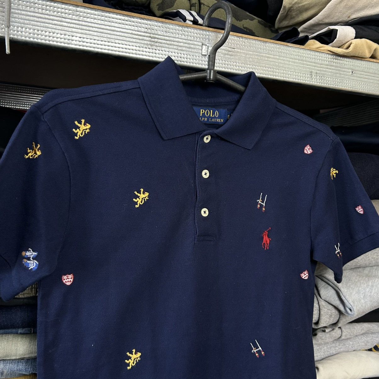 Polo Ralph Lauren Mens Polo Ralph Lauren Monogrammed y2k polo size XS Size US XS / EU 42 / 0 - 2 Thumbnail