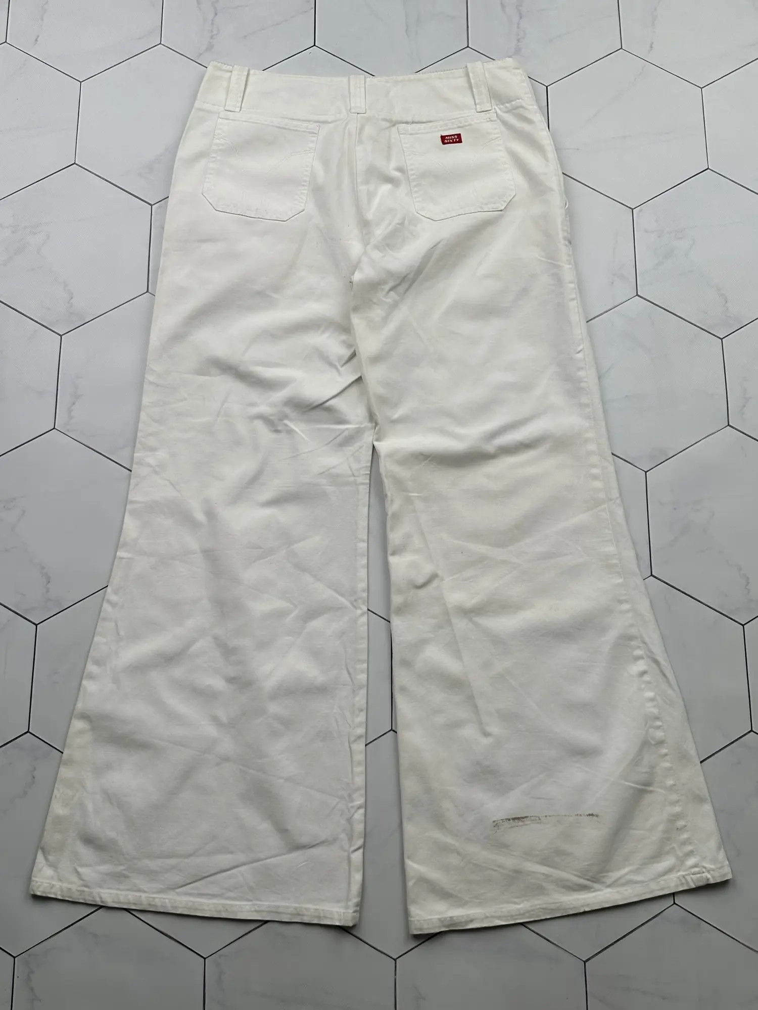 Miss Sixty Miss Sixty Wide Super Flare Pants (B341) Size 30" / US 8 / IT 44 - 8 Thumbnail