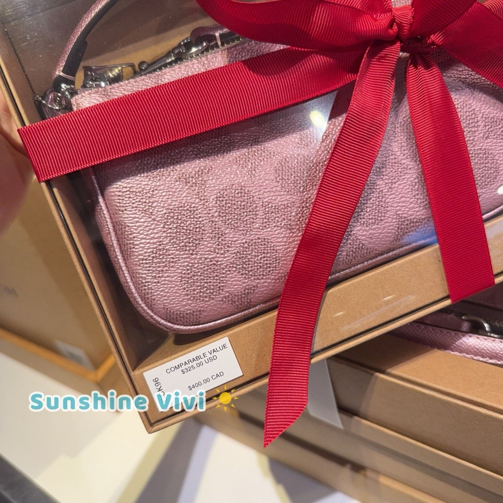 Coach NWT Coach Boxed Nolita 19 Bag Charm Set CCK96 Pink/Rose Size ONE SIZE - 2 Thumbnail