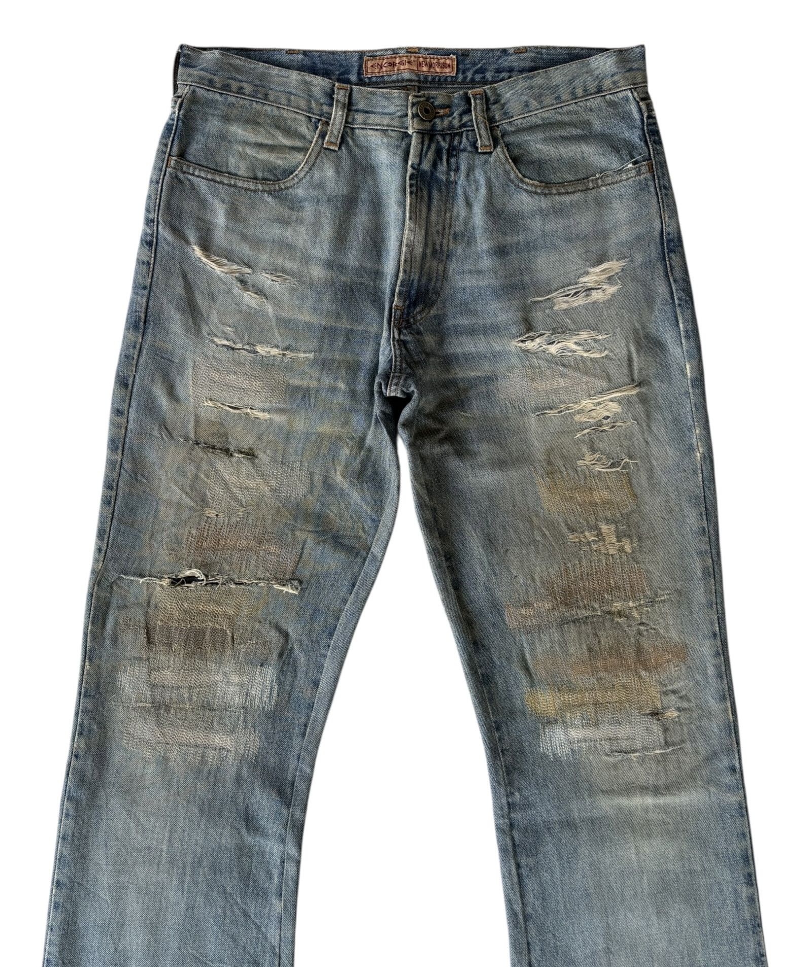 14th Addiction × Energie × If Six Was Nine Vintage Energie Thrashed Rusty Distress Jean Size US 32 / EU 48 - 5 Thumbnail