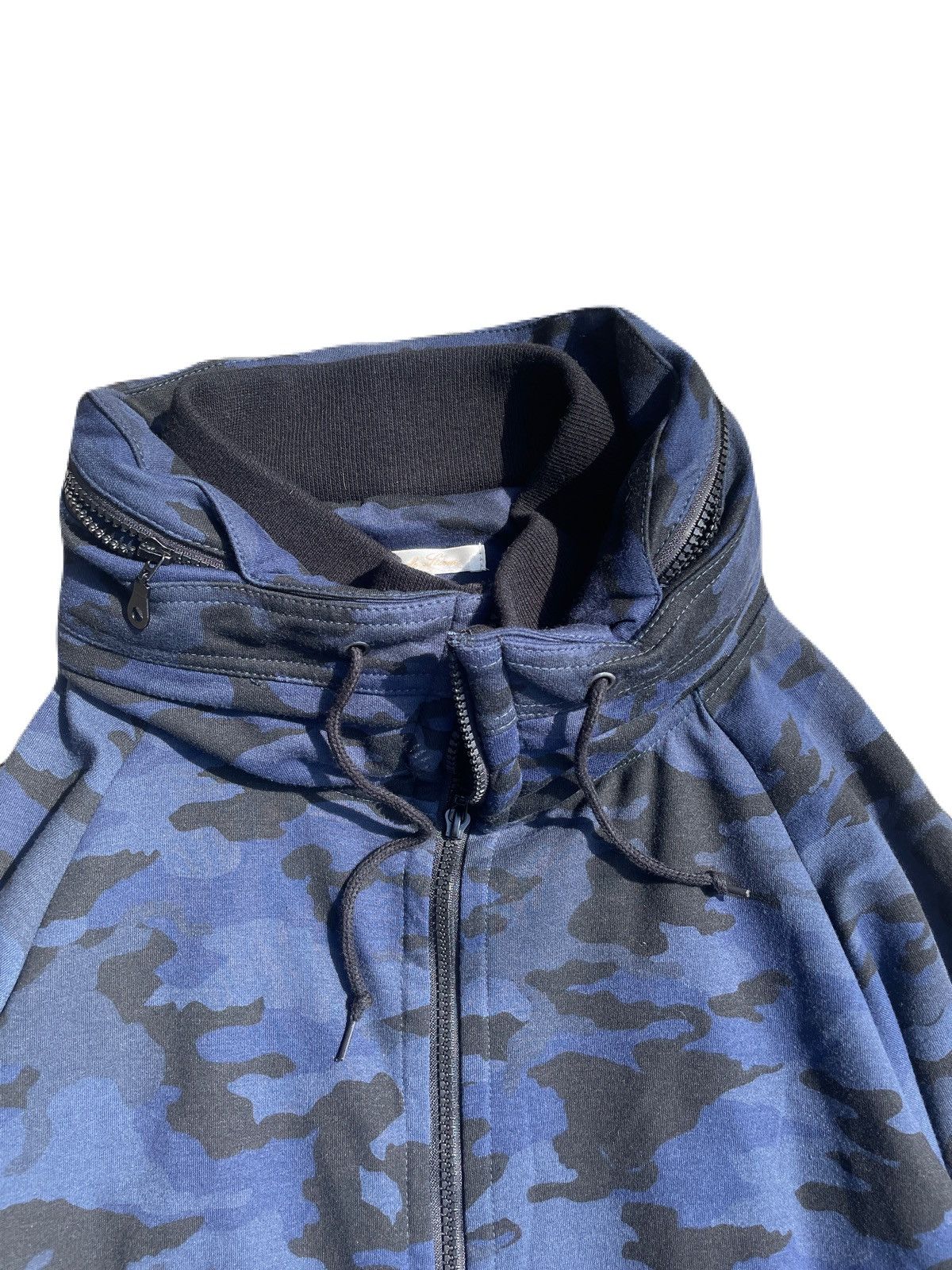 If Six Was Nine 2000s Japanese archive Vkei Bono Blue Camo Zip-up Hoodie Y2K Size US S / EU 44-46 / 1 - 5 Thumbnail