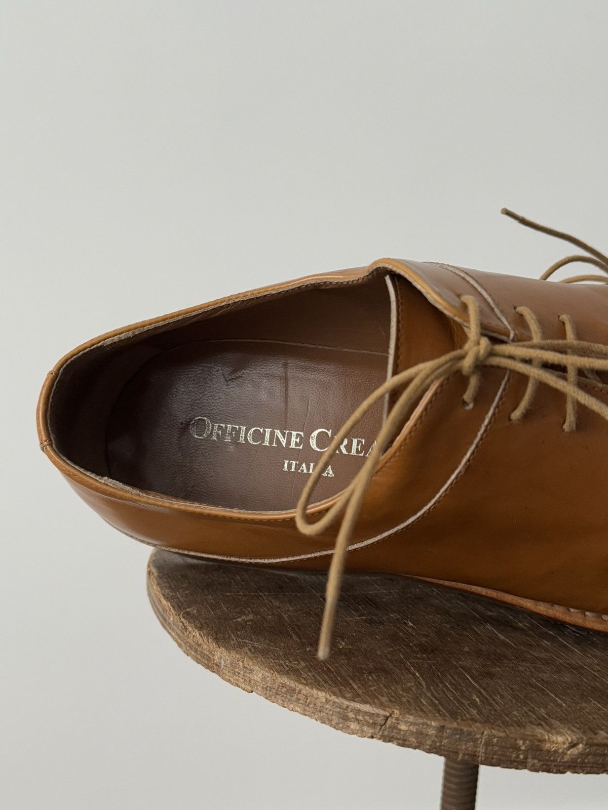 Officine Creative Officine Creative Brown Leather Derby Shoes Size US 11 / EU 44 - 8 Thumbnail