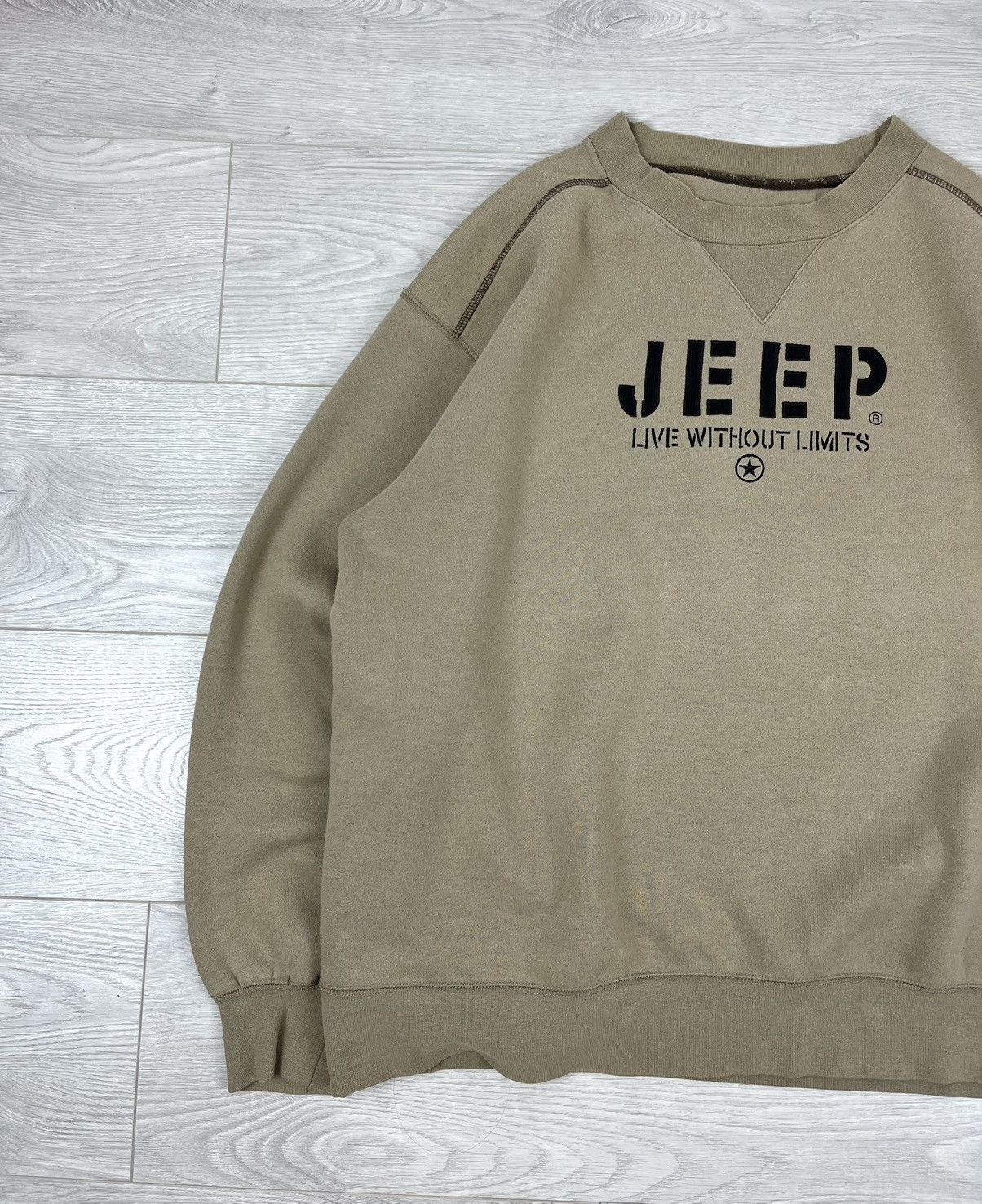 Jeep × Vintage Jeep Vintage 00s Logo Racing Sweatshirt Size US L / EU 52-54 / 3 - 3 Thumbnail