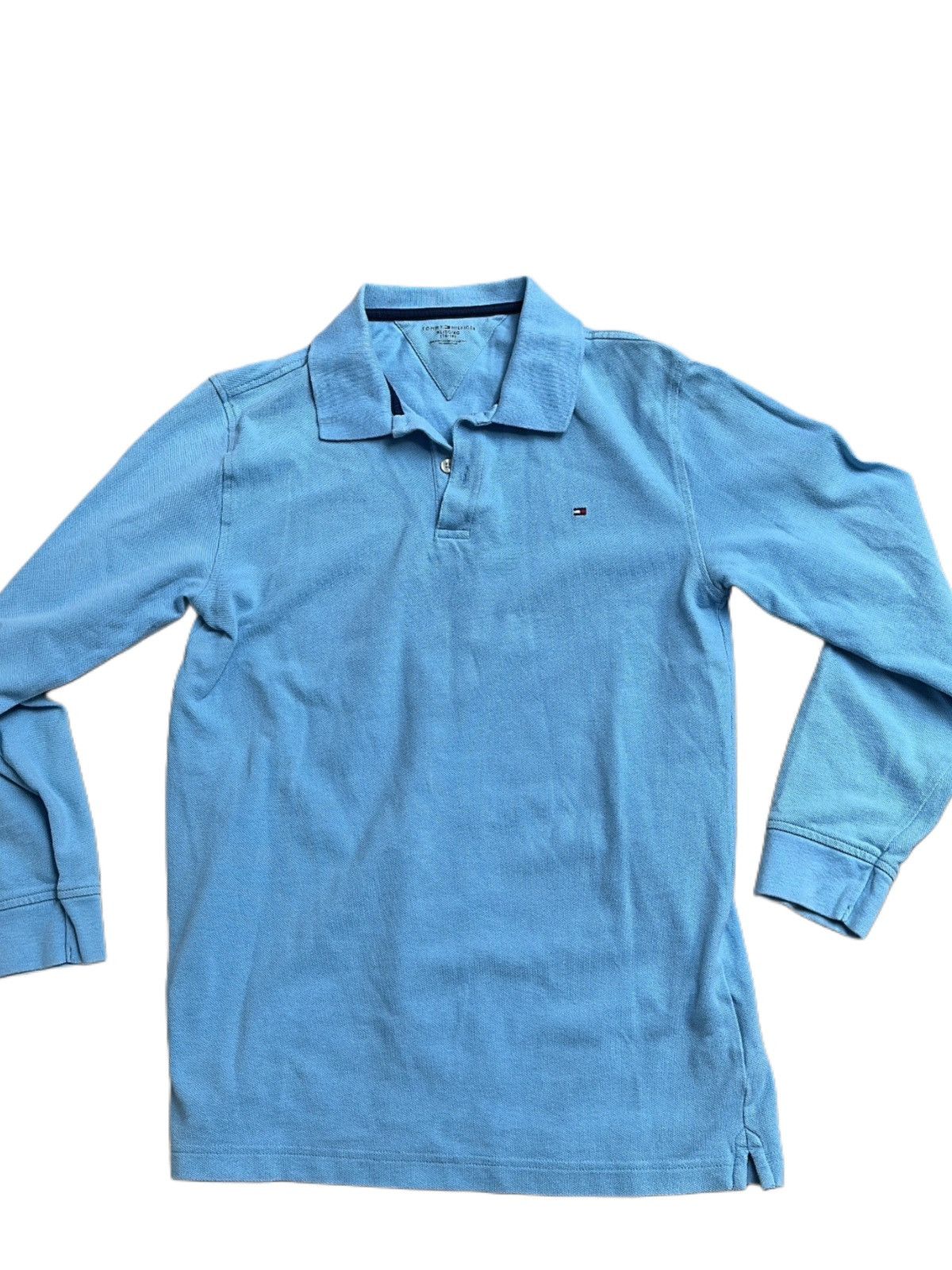 Tommy Hilfiger Tommy Hilfiger Light Blue Long Sleeve Polo Size US S / EU 44-46 / 1 - 3 Thumbnail