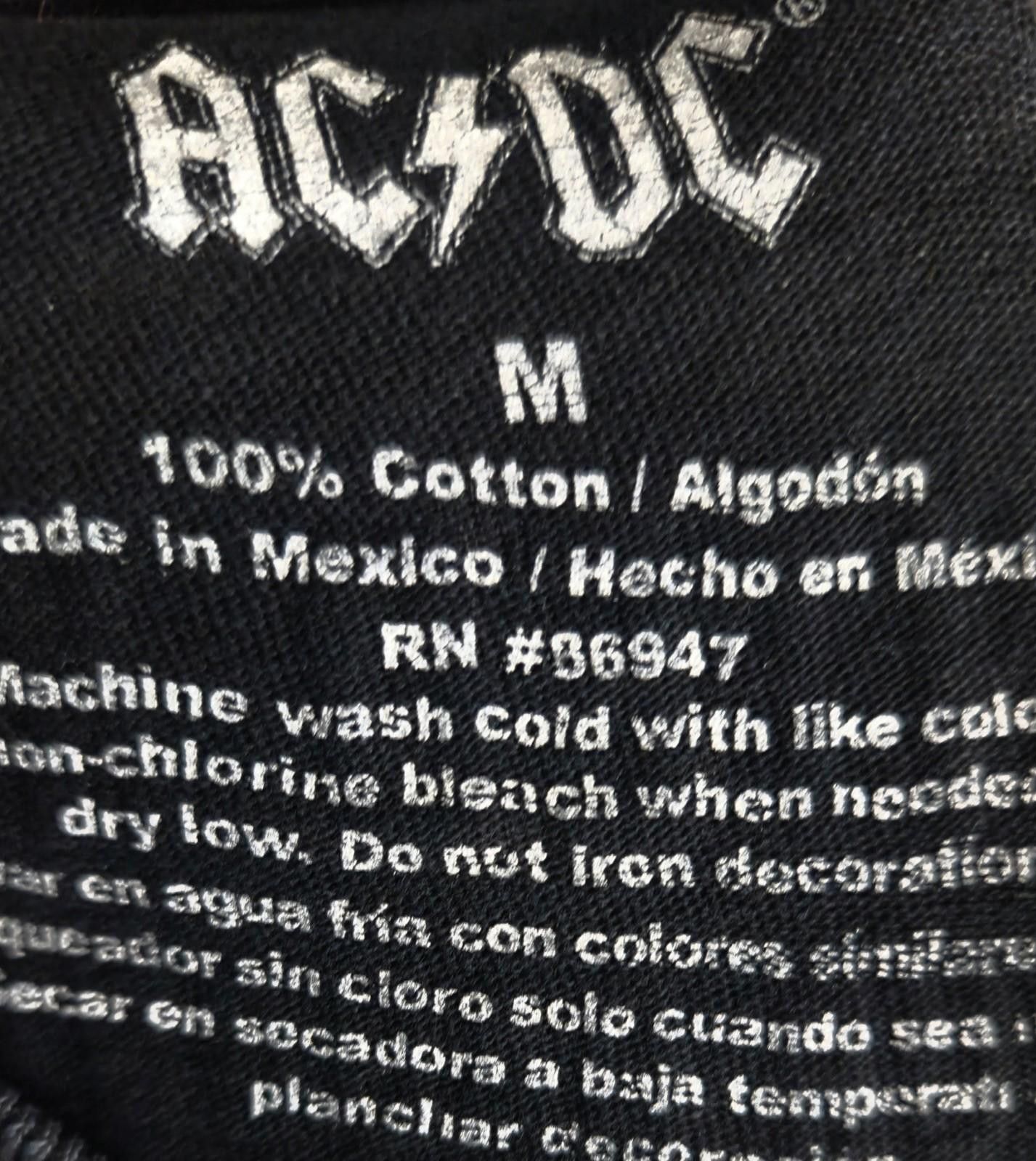 AC/DC 1976 United Kingdom " Lock Up Your Daughters" Tour 2019 #2 Size US M / EU 48-50 / 2 - 5 Thumbnail