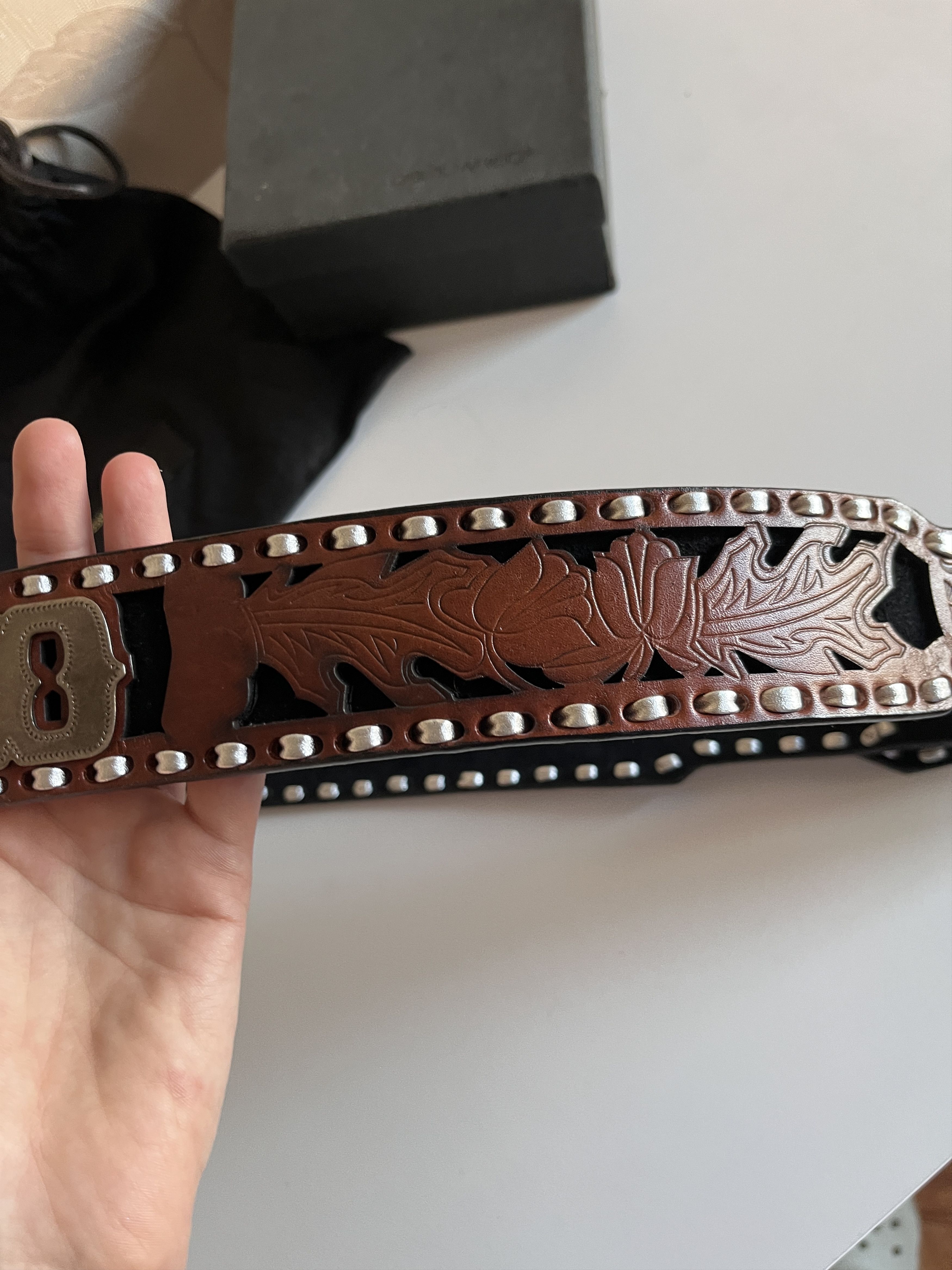 Dsquared2 Belt buckle punk big metal letters logo dsquared2 108 cm Size ONE SIZE - 6 Thumbnail