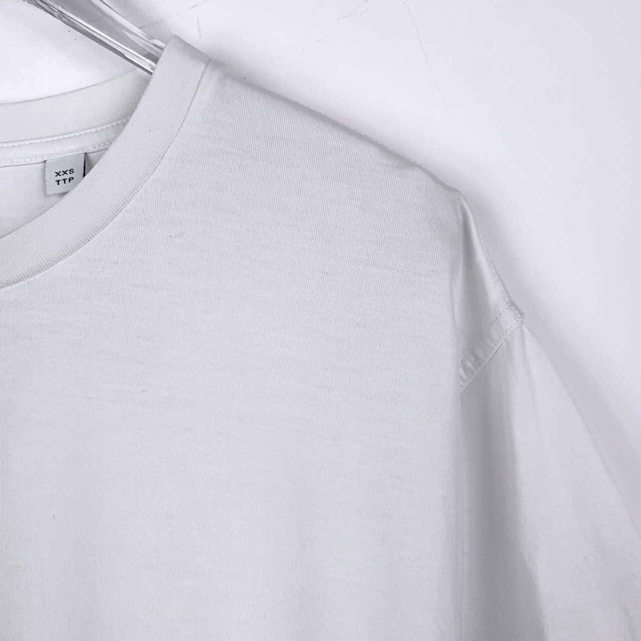 Burberry Burberry White Cotton Logo Tape Short Sleeve T-Shirt K26WX Size XXS / US 00 / IT 34 - 3 Thumbnail