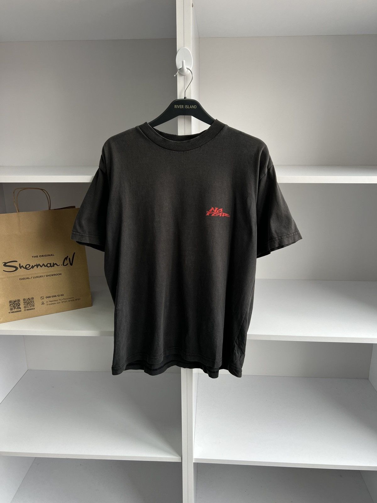 No Fear × Vintage Vintage No Fear Big Logo Faded T-Shirt Size US M / EU 48-50 / 2 - 3 Thumbnail