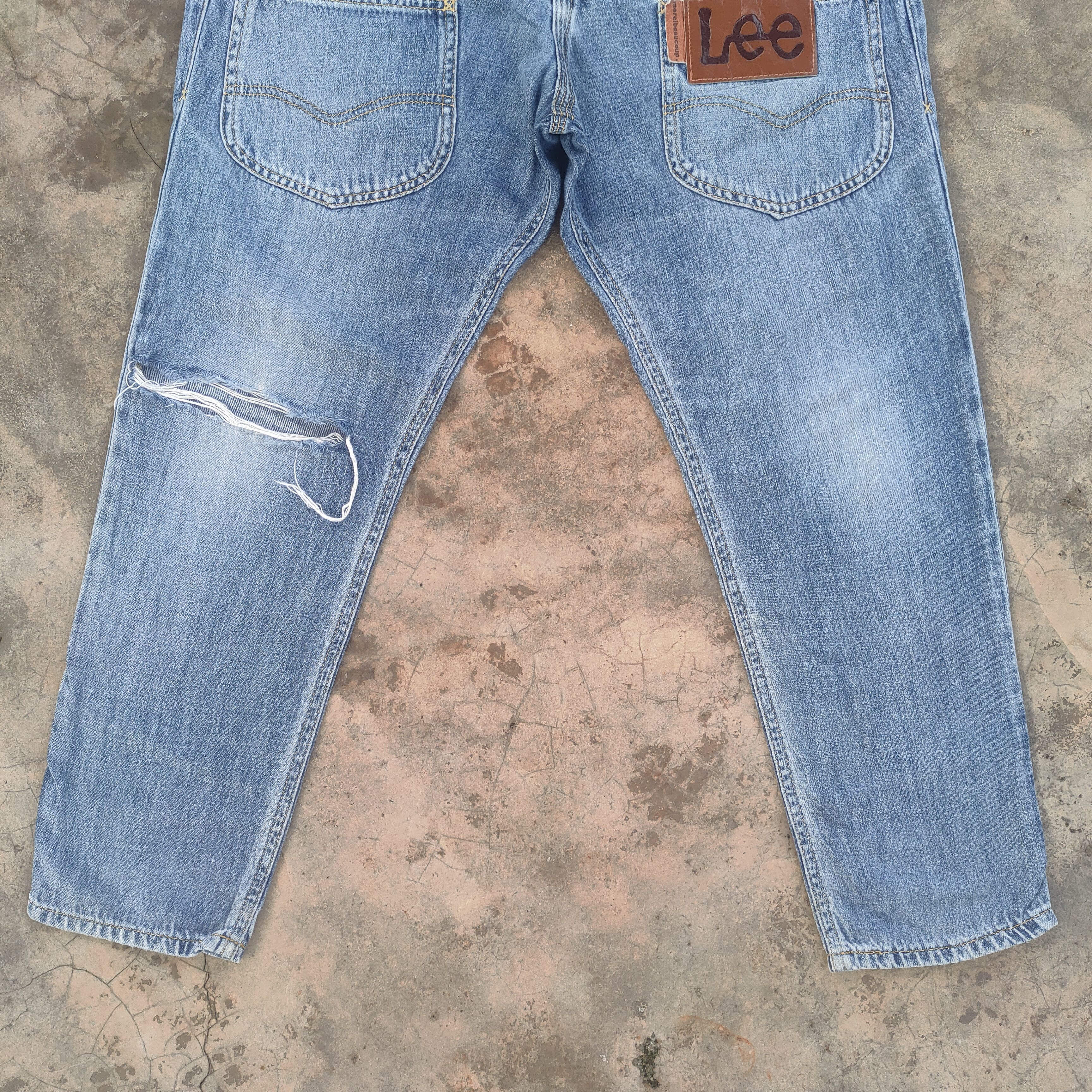 Issey Miyake × Lee × mercibeaucoup VTG MERCIBEAUCOUP x LEE BY ISSEY MIYAKE JEAN DENIM PANTS Size US 30 / EU 46 - 4 Thumbnail