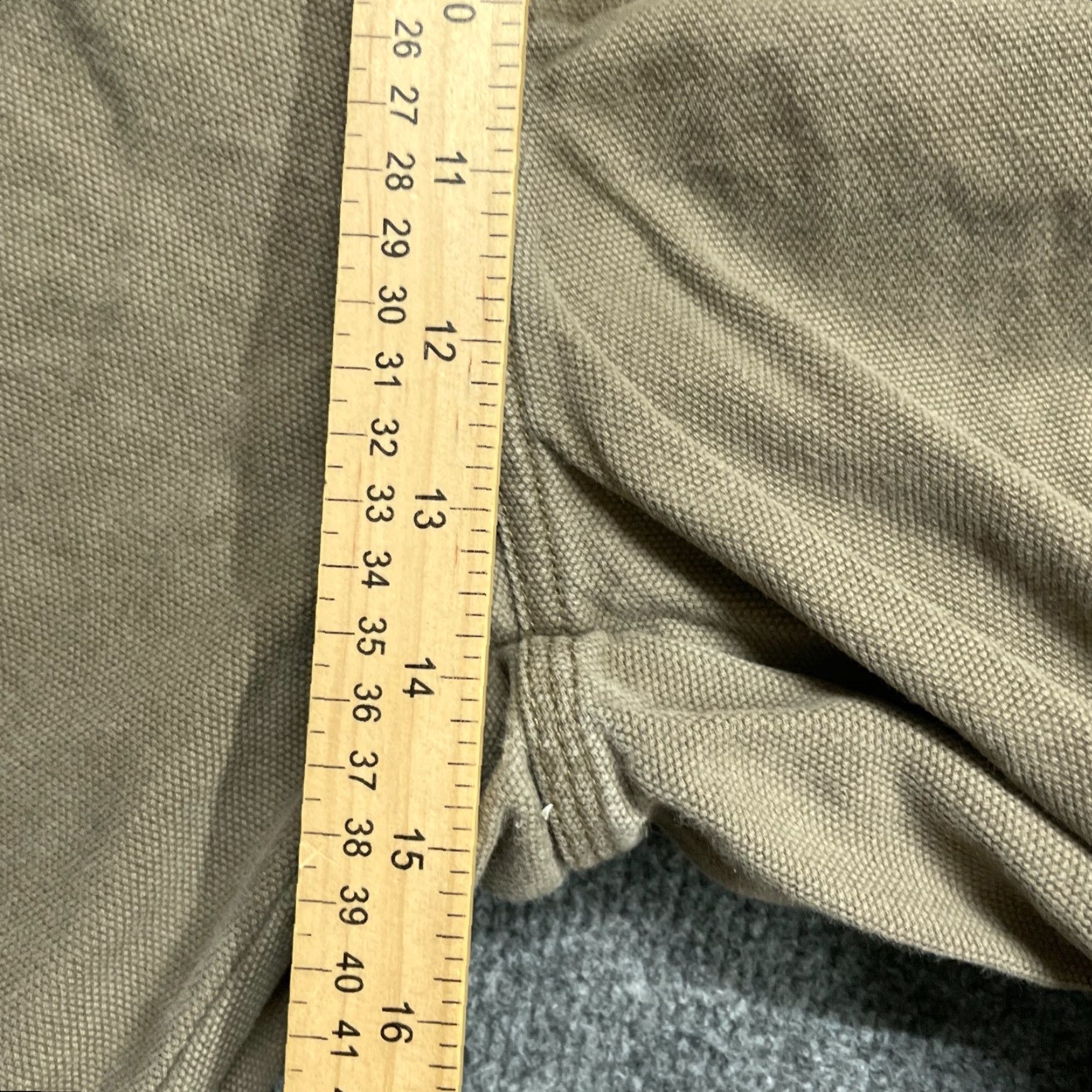 Vintage Cabelas Pants Mens 44 Brown Tan Canvas Workwear 40x31 Carpenter Grunge Boy Mens Size US 40 / EU 56 - 6 Thumbnail