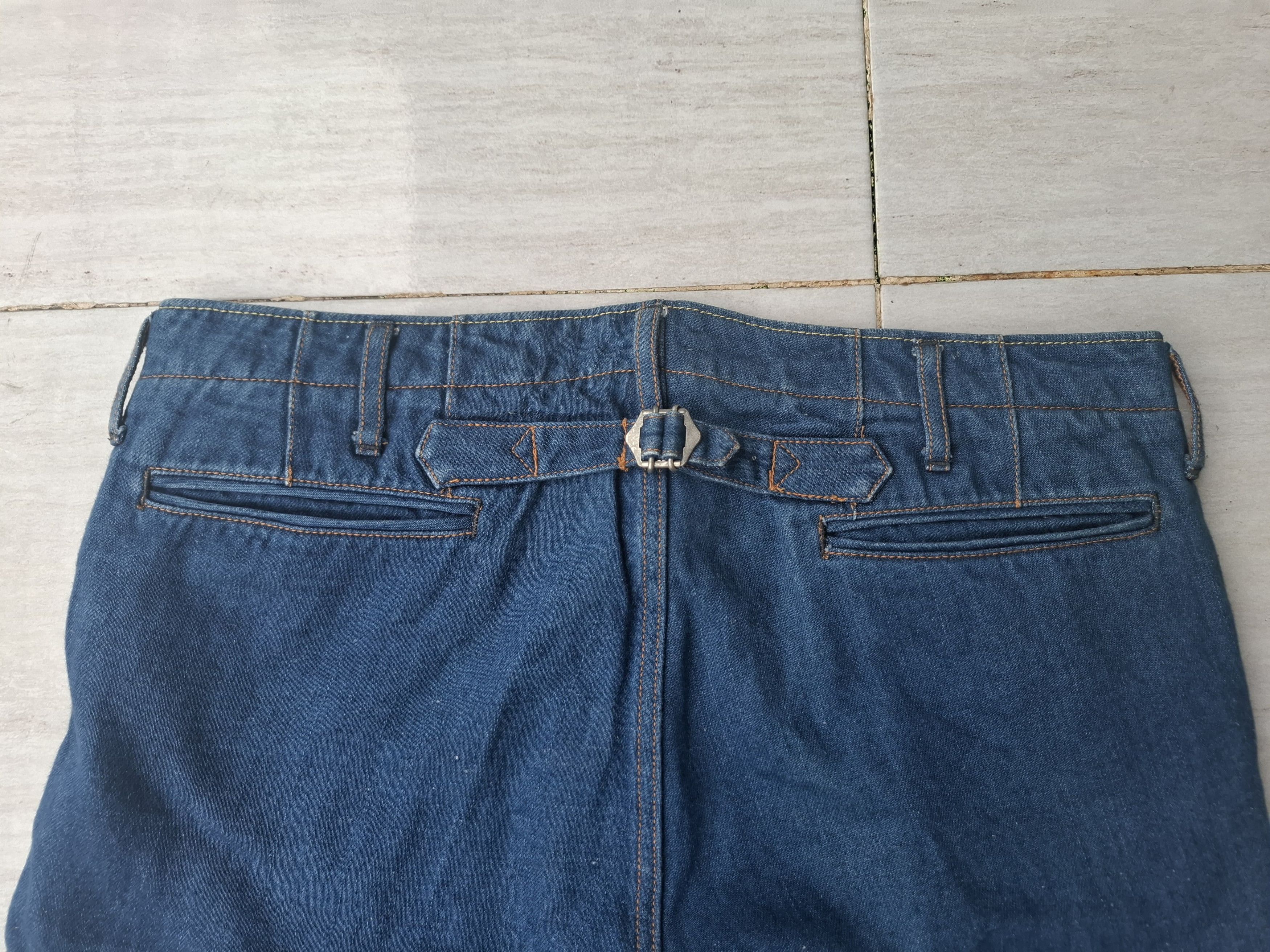 Japanese Brand × Visvim Visvim buckleback blue denim Size US 34 / EU 50 - 4 Thumbnail