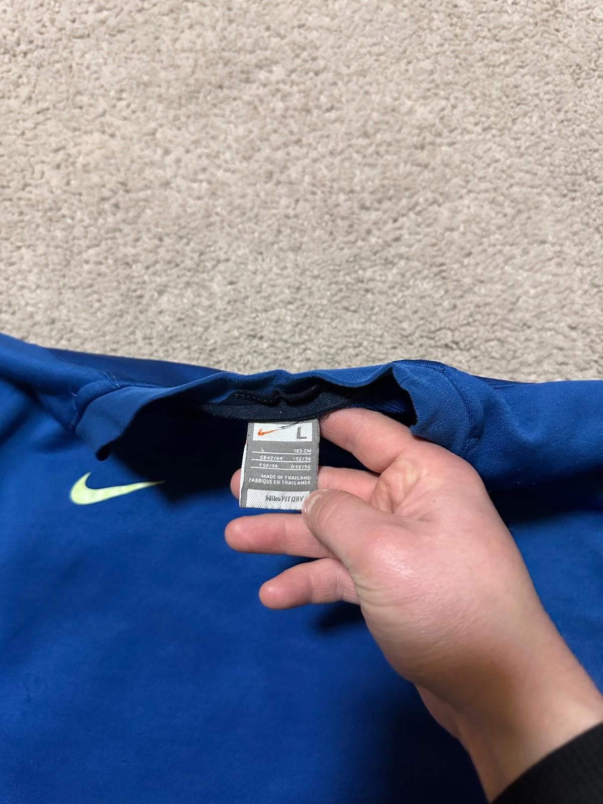 Nike Nike Barcelona 2009/10 Football Soccer Sweat Top Sz L Size US L / EU 52-54 / 3 - 5 Thumbnail