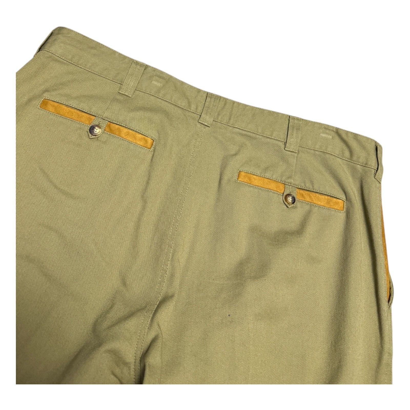 Orvis ORVIS Vintage Y2K Cotton Khaki Denim Pleated Pants XL Size US 40 / EU 56 - 5 Thumbnail
