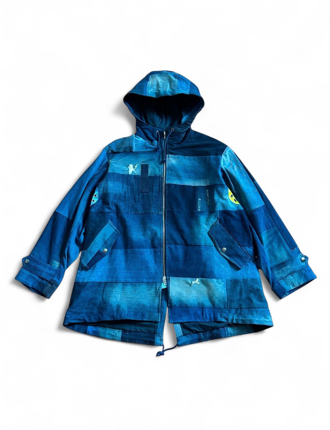 Diesel Diesel d-55 parka jacket denim patchwork upcycled capsule Size US S / EU 44-46 / 1 - 1 Thumbnail