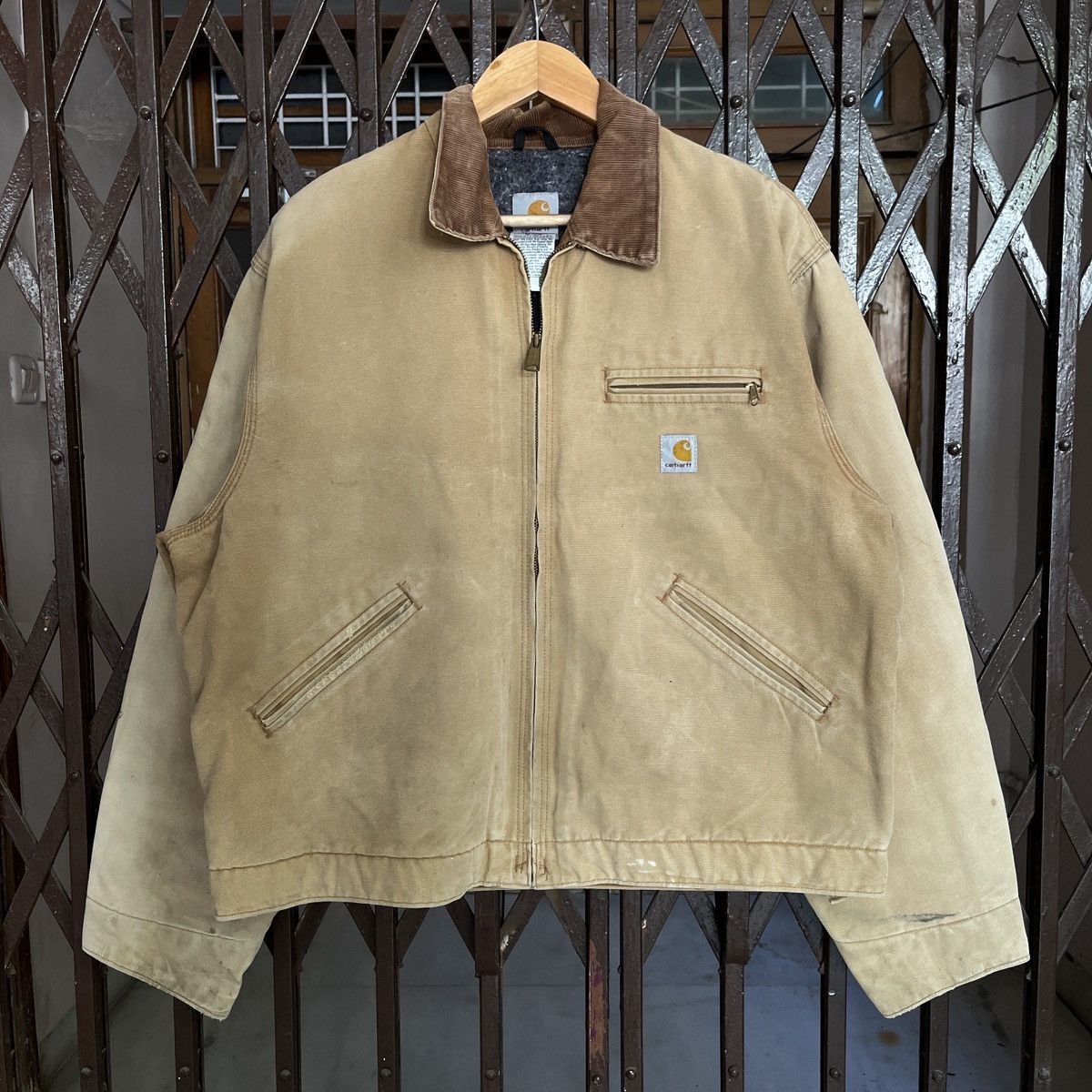 Carhartt Vintage Carhartt Detroit Jacket J01 BRN Size US L / EU 52-54 / 3 - 1 Thumbnail