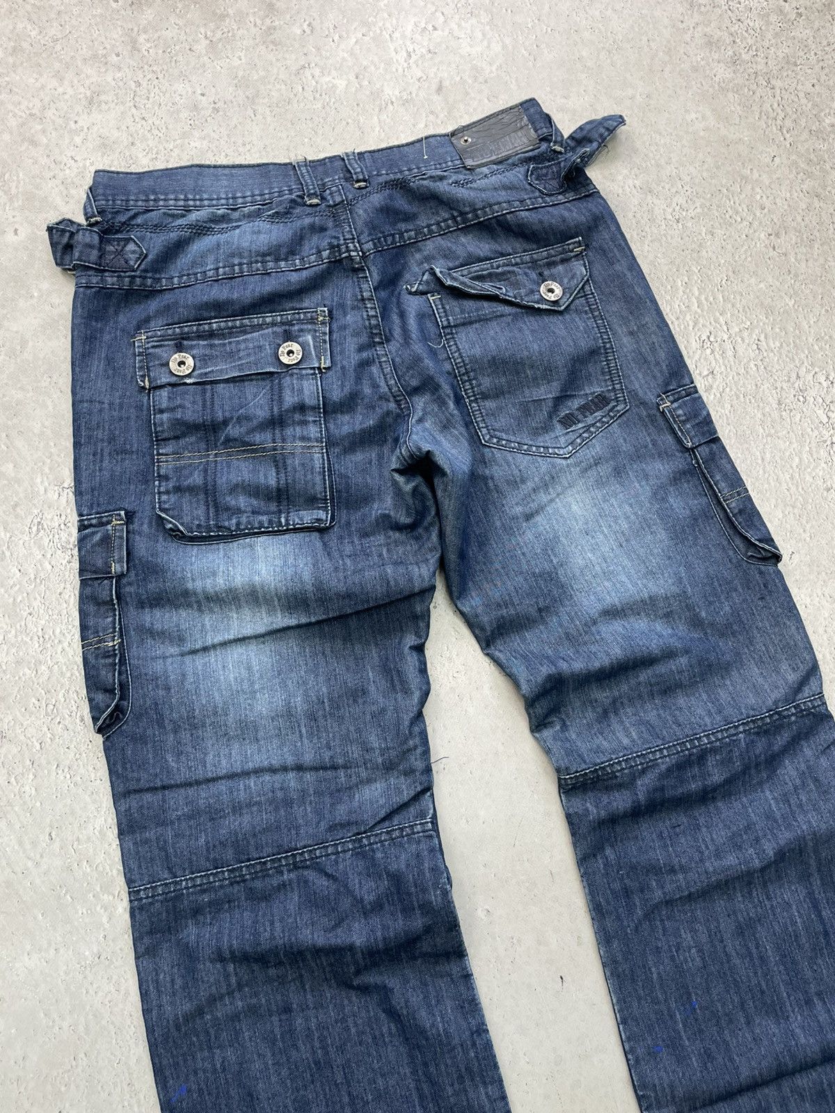 No Fear No Fear rap cargo pants denim hype y2k south pole style Size US 32 / EU 48 - 10 Thumbnail