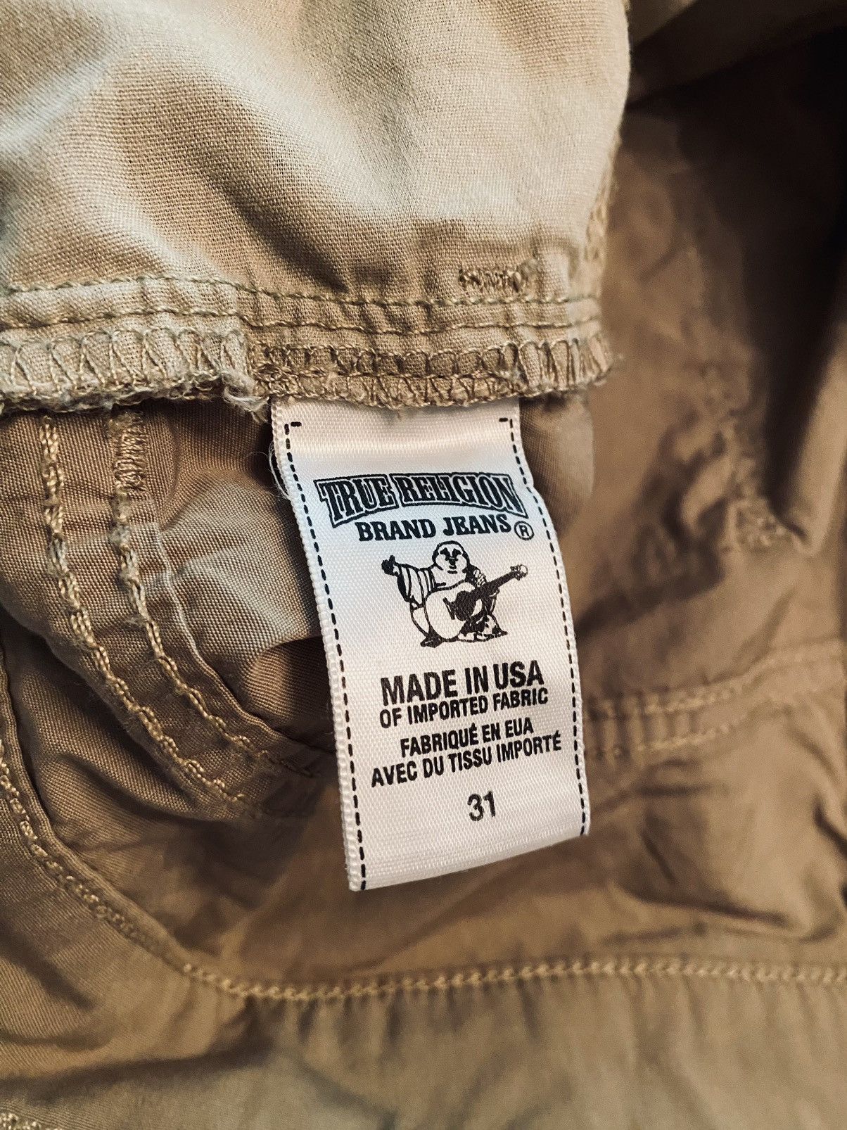 True Religion True Religion 🇺🇸 Brianna Boyfriend Coriander Overdye Poplin Size 31" - 3 Thumbnail