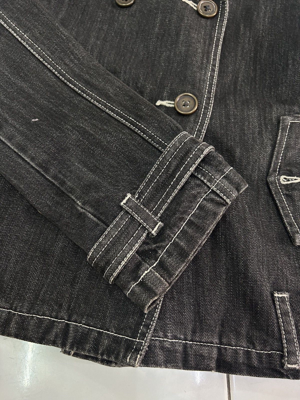 Japanese Brand × Vintage 💥vintage japanese denim jacket punk style Size US S / EU 44-46 / 1 - 15 Thumbnail