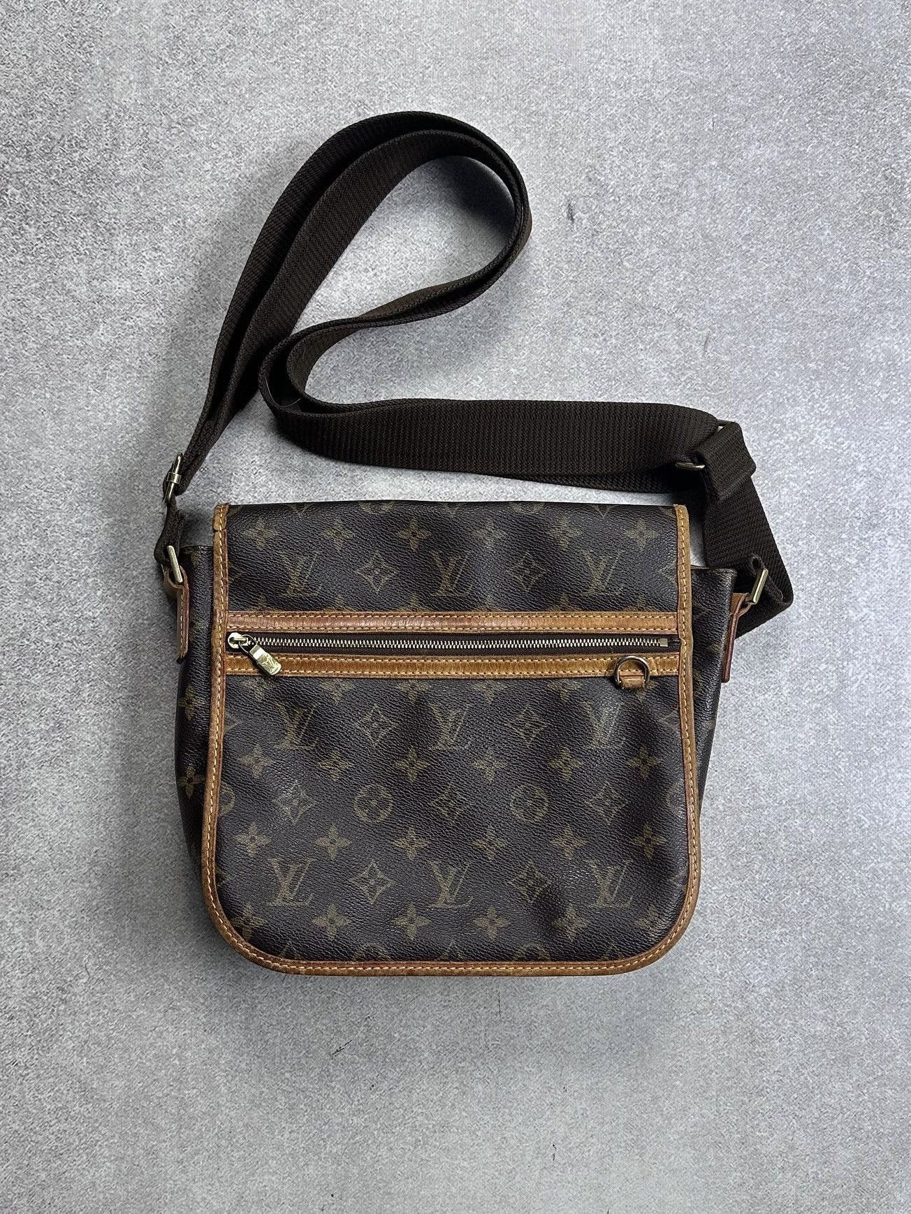 Vintage Louis Vuitton Bosphore Monogram Luxury Bag Rare