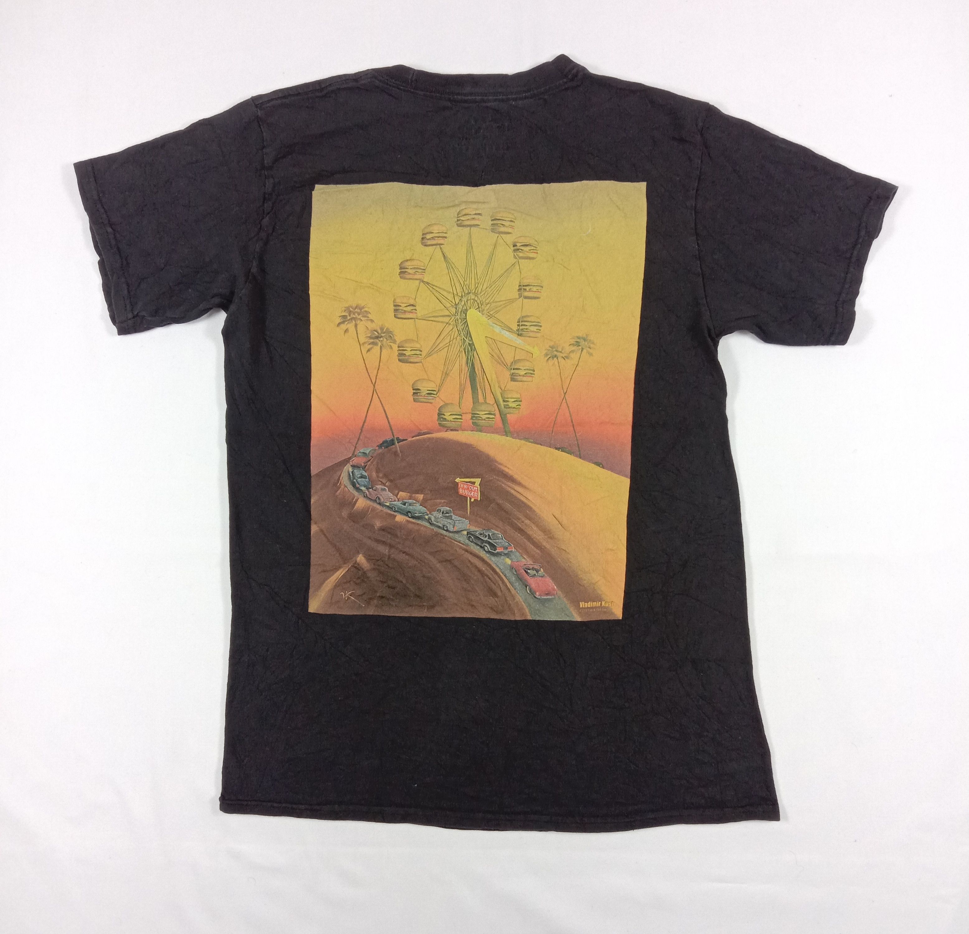 Vintage Vintage In N Out Burgers Vladimir KushT Shirt Size US S / EU 44-46 / 1 - 1 Thumbnail
