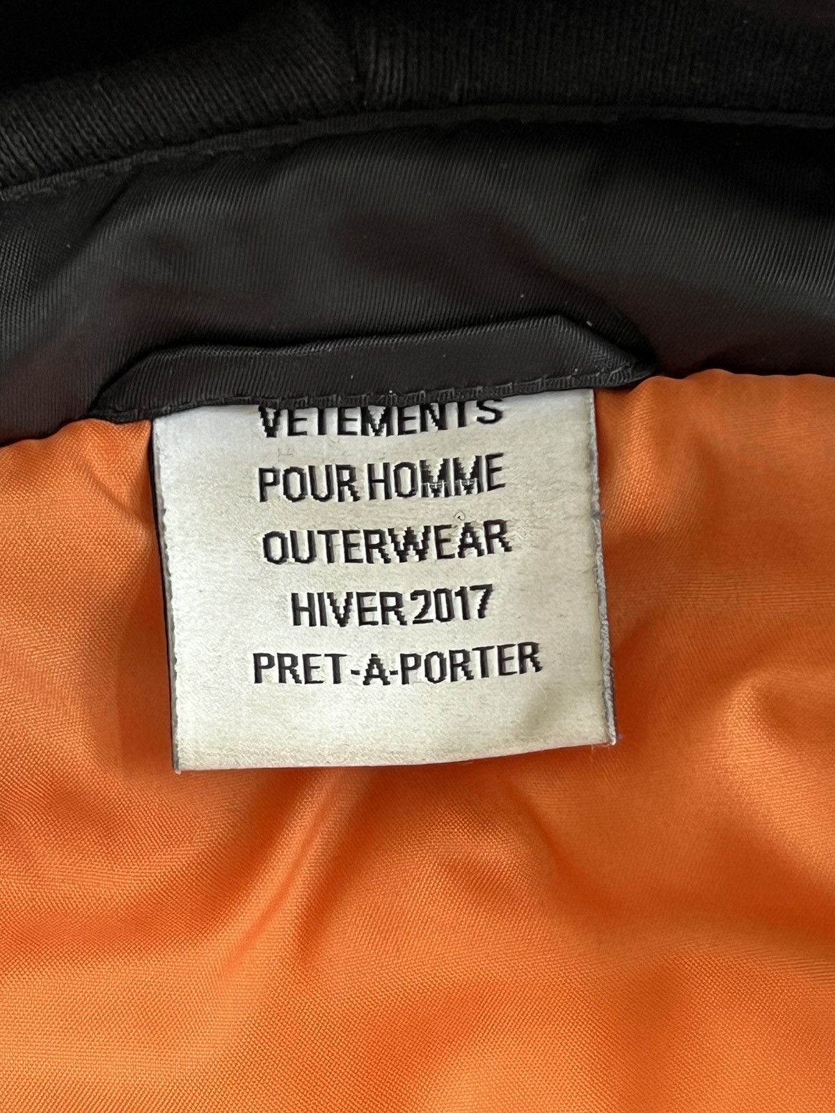 Vetements Vetements TFD Homme Bomber Jacket Size US L / EU 52-54 / 3 - 15 Thumbnail