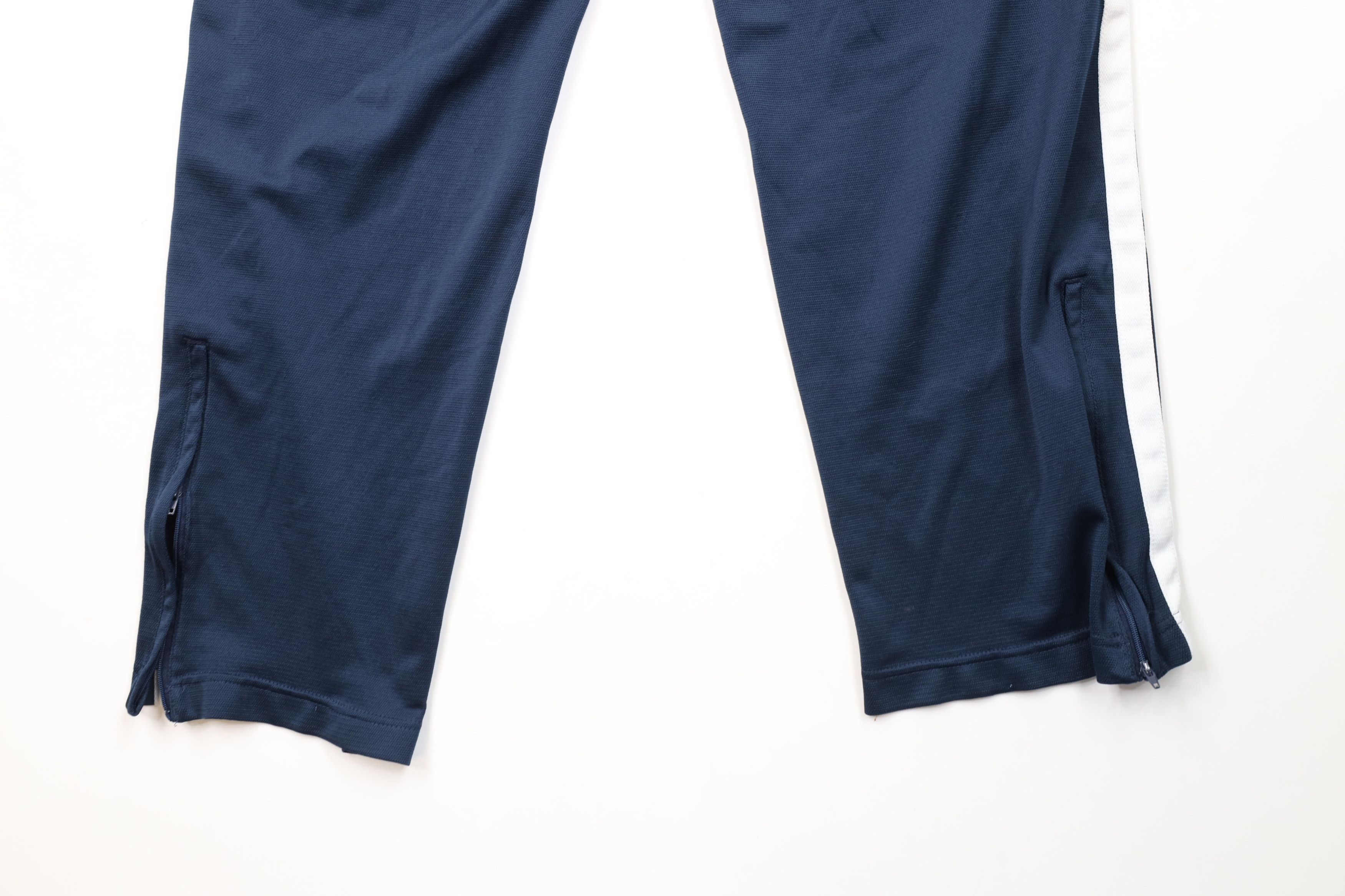 Nike × Vintage Vintage 90s Y2K Nike Scott Mini Swoosh Wide Leg Pants Blue Size US 36 / EU 52 - 13 Thumbnail