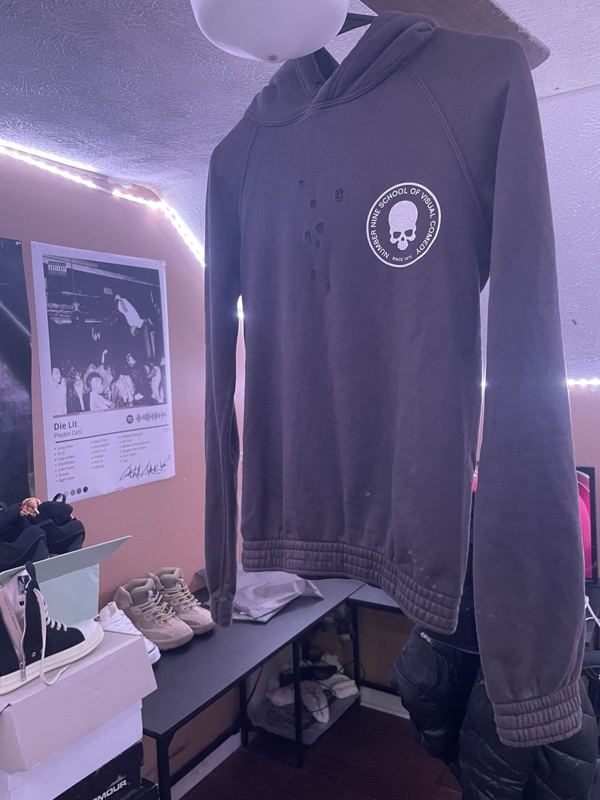 Number (N)ine Number (n)ine school of visual comedy hoodie Size US XS / EU 42 / 0 - 1 Thumbnail