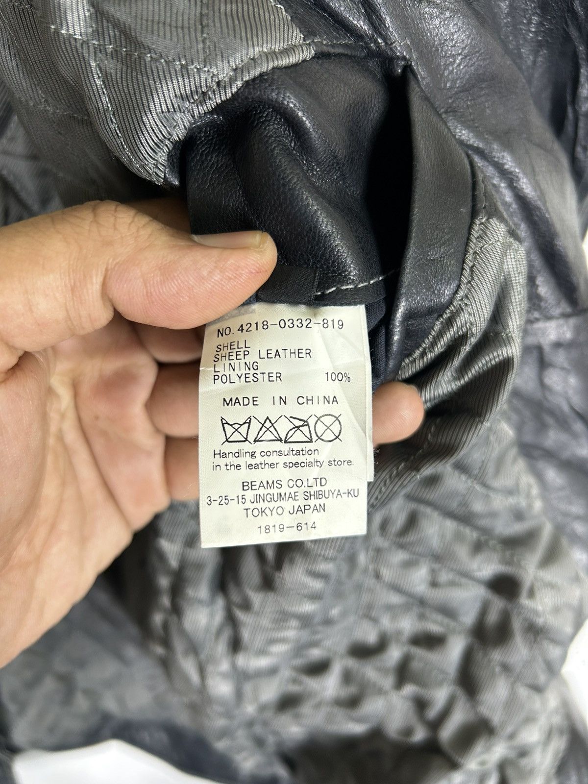 Beams Japan 🔥Beams Japan Leather Riders Double Collar Jacket Size US L / EU 52-54 / 3 - 15 Thumbnail