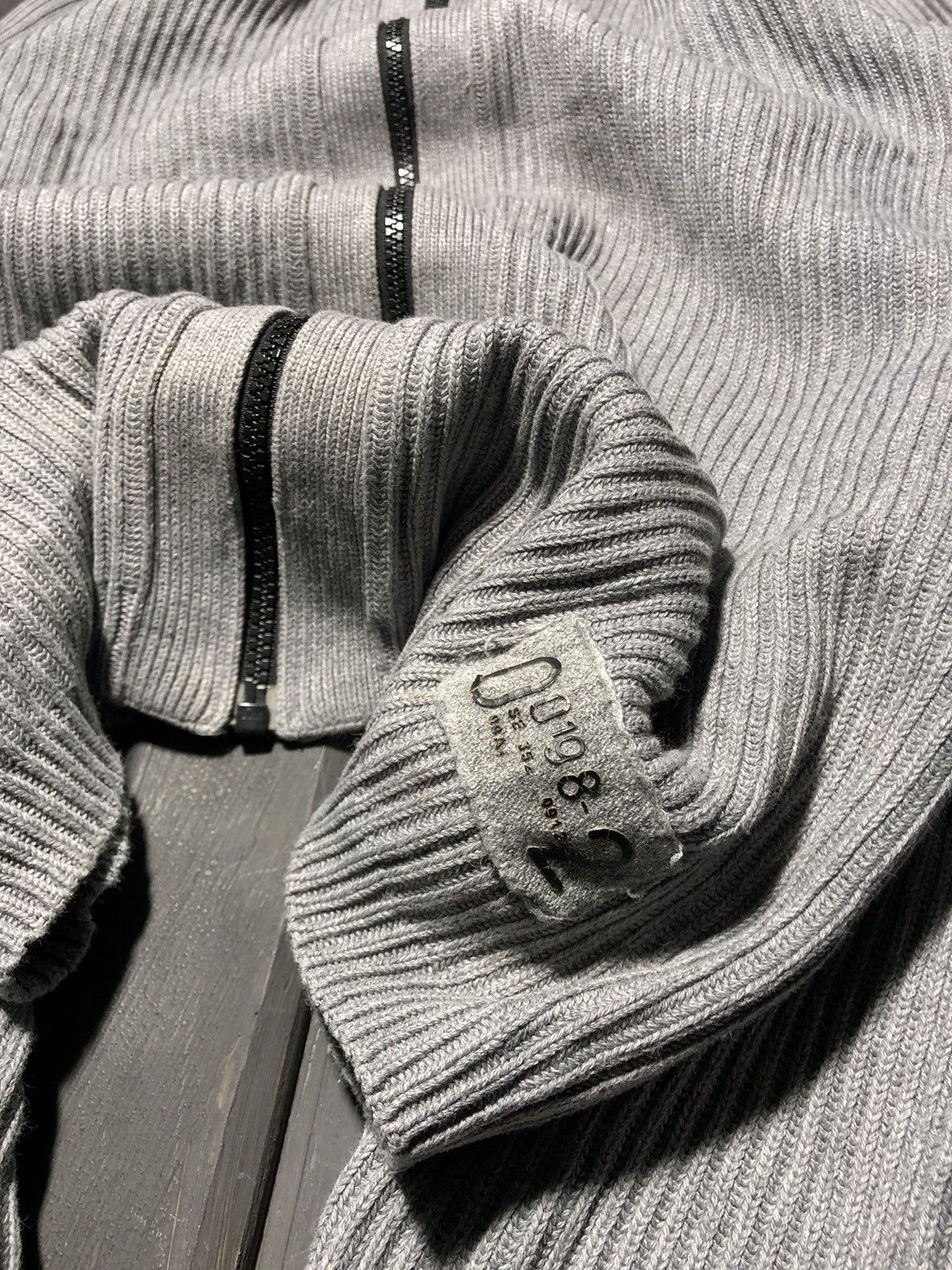 Hysteric Glamour × Japanese Brand × Junya Watanabe CRAZY Avant Garde Hysteric Glamour Vibe Washed Zip Hoodie Size US M / EU 48-50 / 2 - 3 Thumbnail