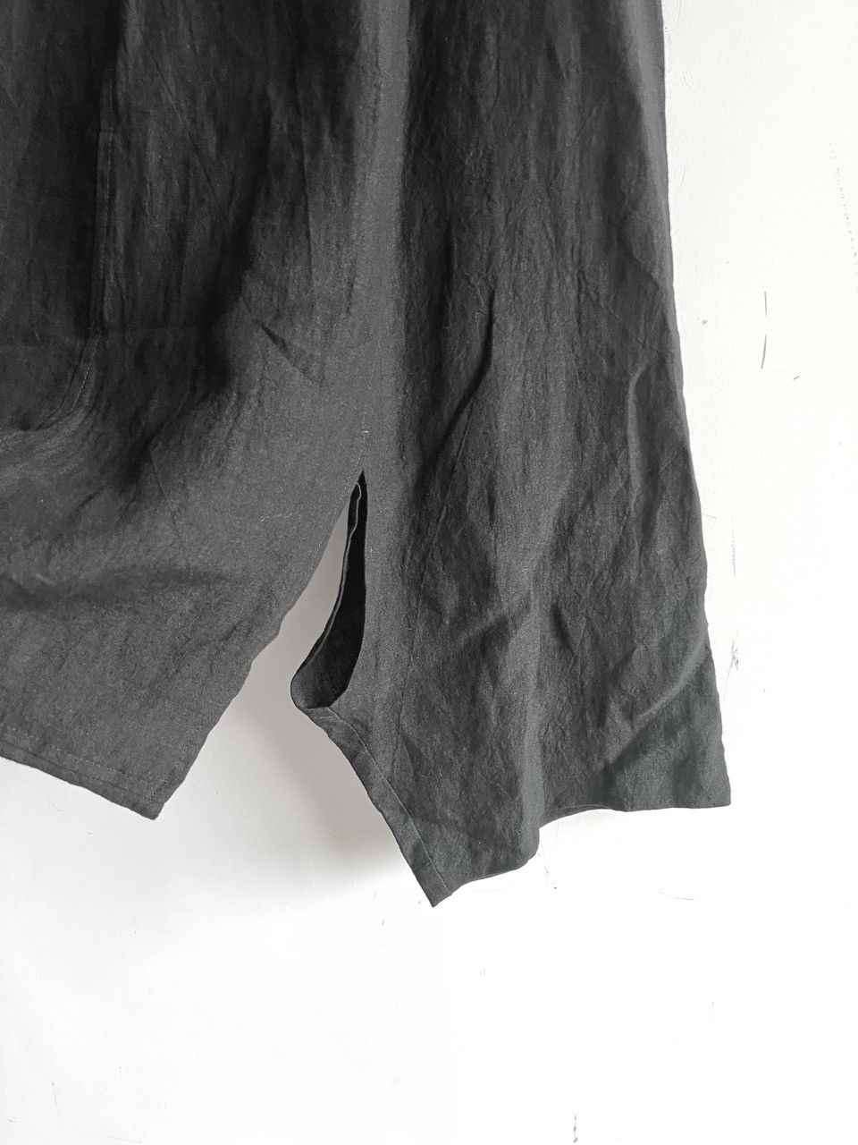 Yohji Yamamoto Yohji Yamamoto - Linen 2Way Low Crotch Cropped Skirt Pants Size 32" / US 10 / IT 46 - 3 Thumbnail