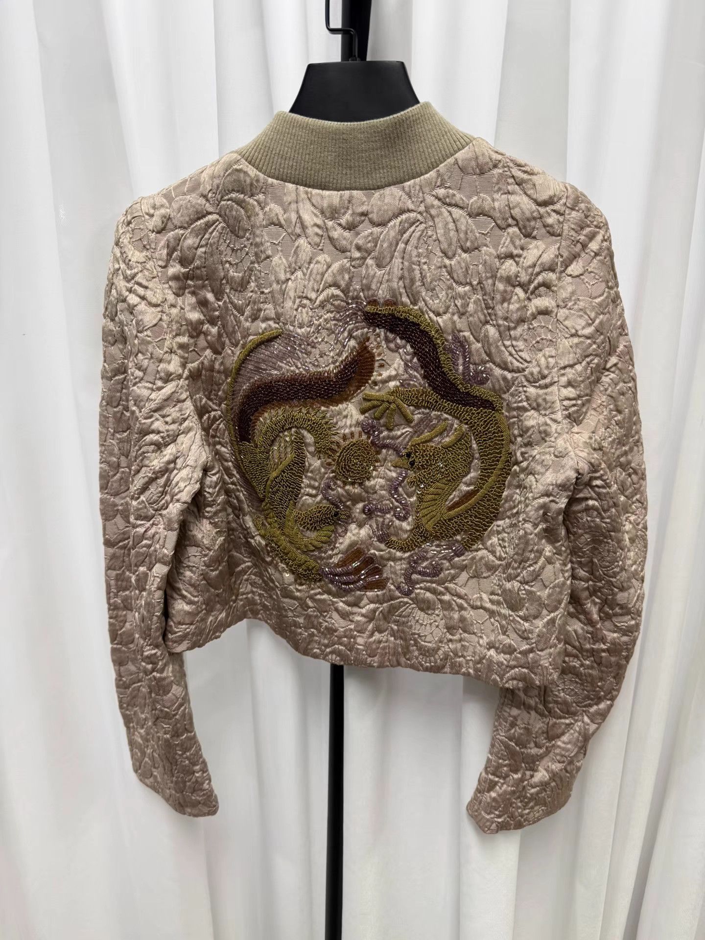 Dries Van Noten Dries Van Noten Silk Dragon & Phoenix Beaded Jacket K20 Size XS / US 0-2 / IT 36-38 - 1 Thumbnail