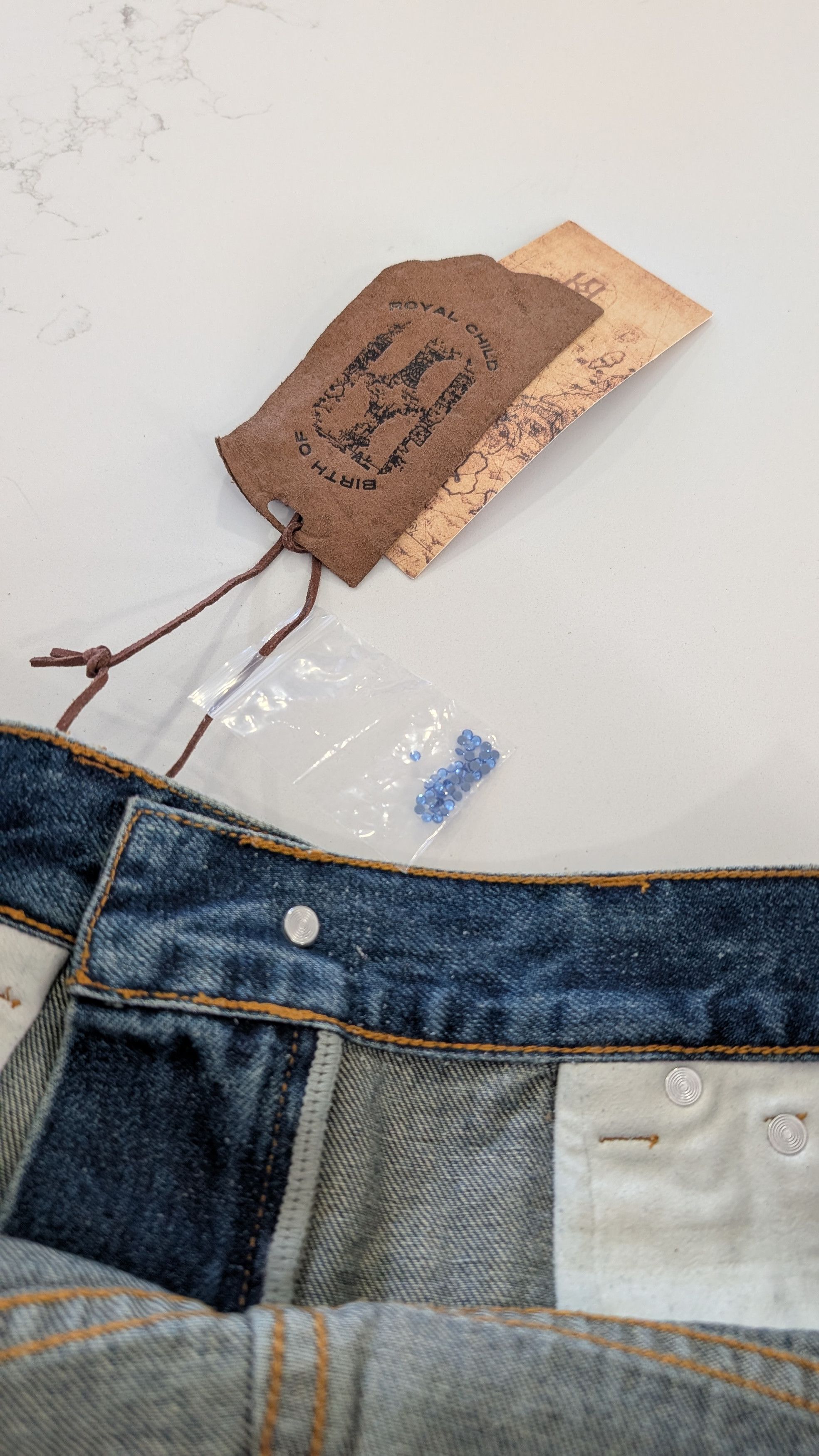 Birth of Royal Child Birth Of Royal Child BORC 20K Stellar Diamond Jeans Blue L Size US 34 / EU 50 - 5 Thumbnail