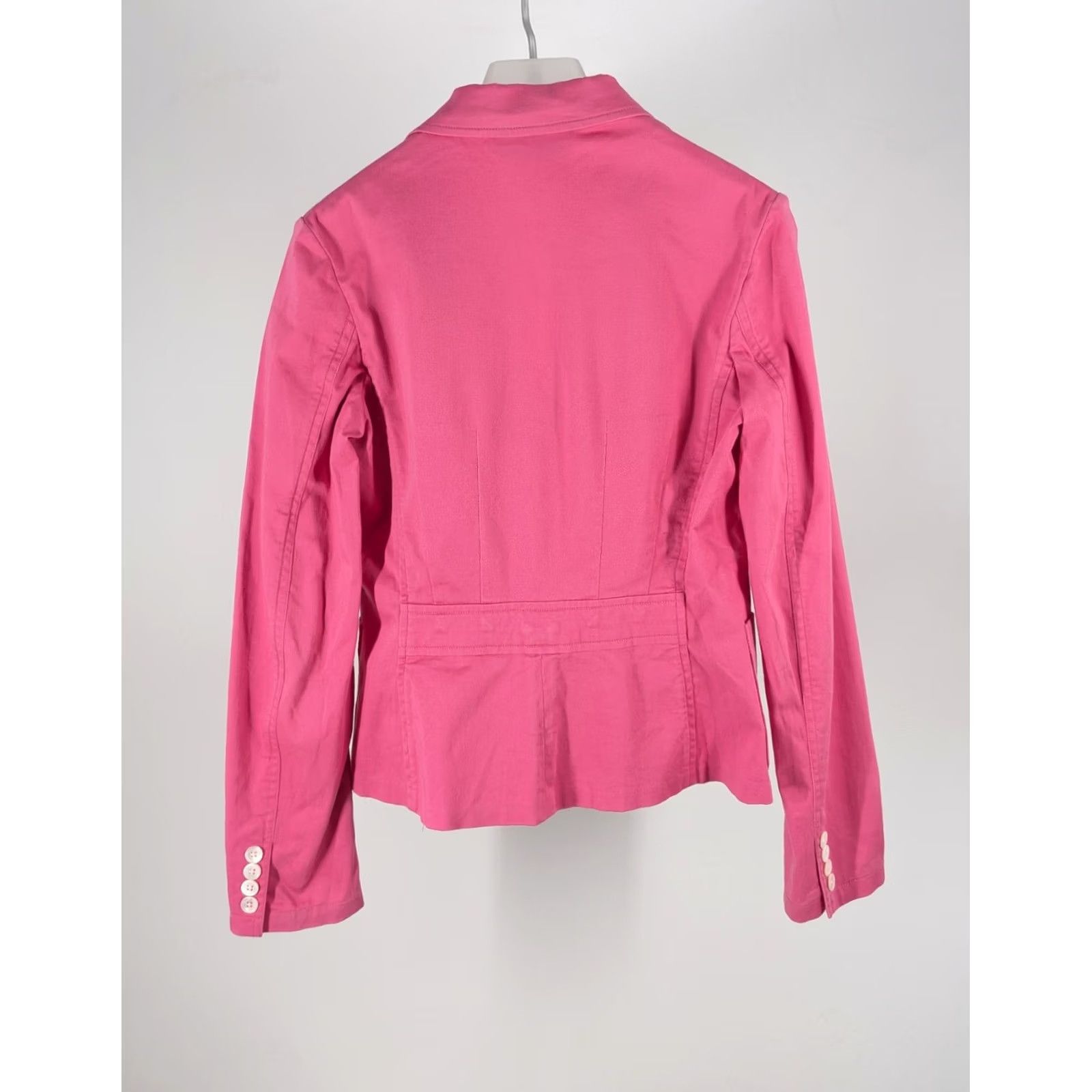 Ralph Lauren VINTAGE Ralph Lauren Rugby Blazer Pink Cotton Women 6 Preppy Academia Jacket Woolly? Size M / US 6-8 / IT 42-44 - 3 Thumbnail