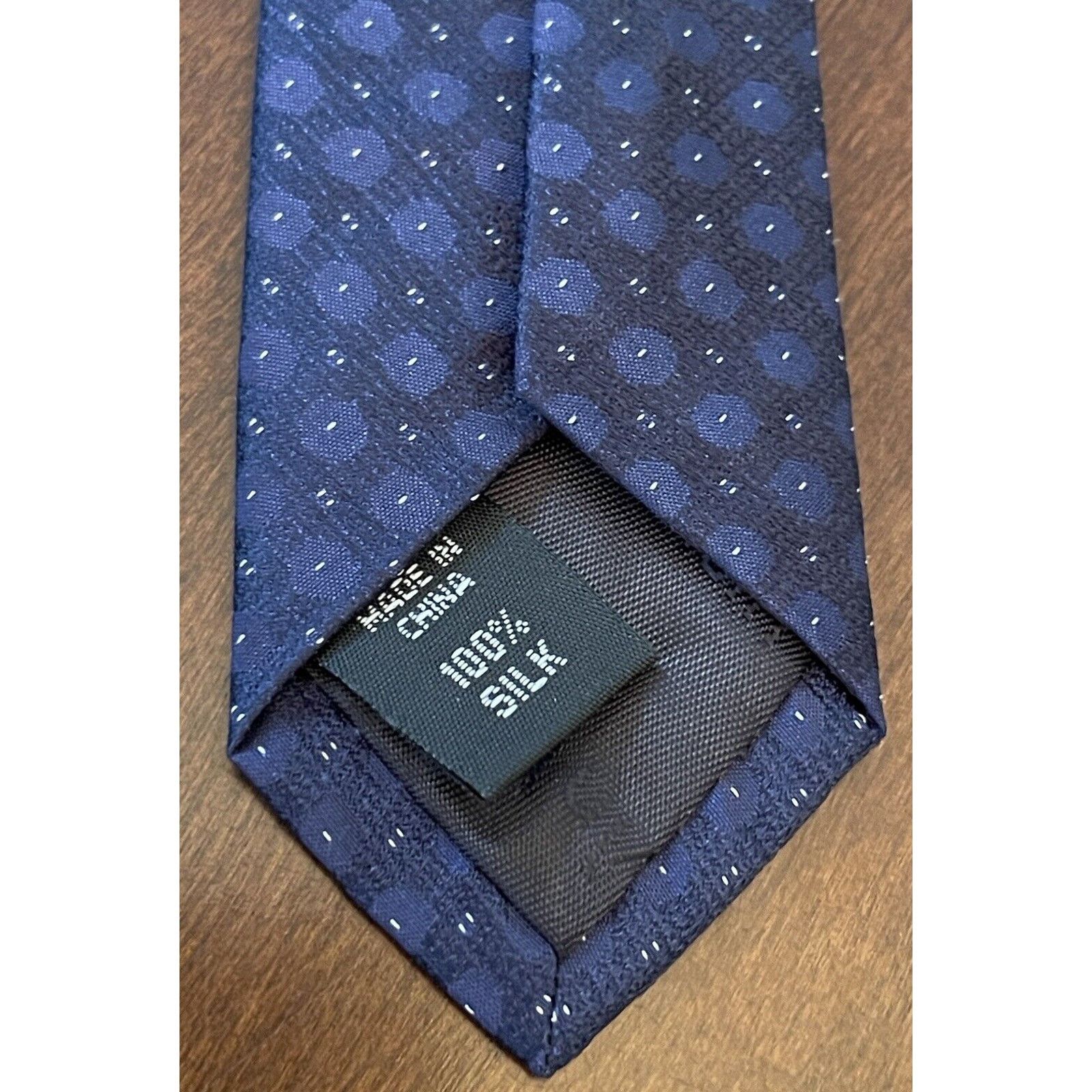Calvin Klein Calvin Klein Blue 100% Silk Men’s Neck Tie Made In China Size ONE SIZE - 7 Thumbnail