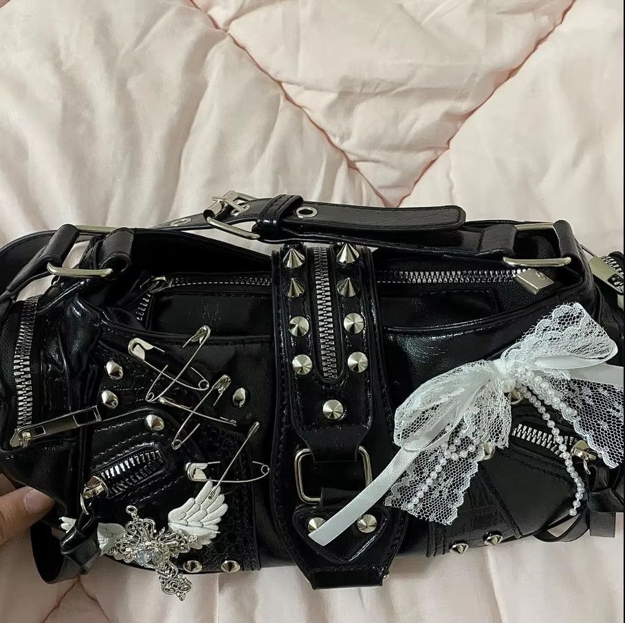 Other Handmade Punk Rivet Underarm Bag – Already Customized Size ONE SIZE - 3 Thumbnail